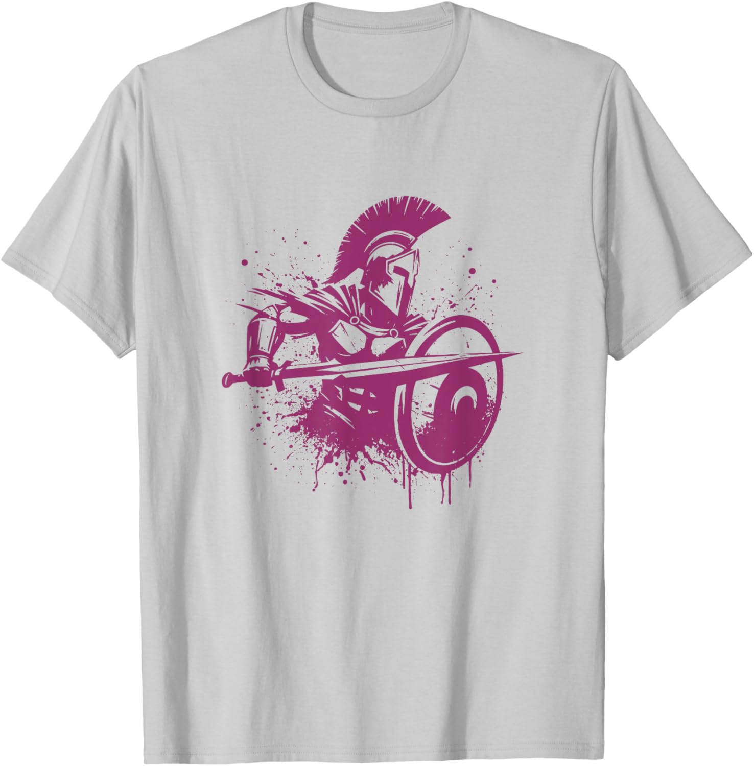 Warrior Spirit Snirt Sparta T-Shirt Hoodie with Knight Motif Design - 2