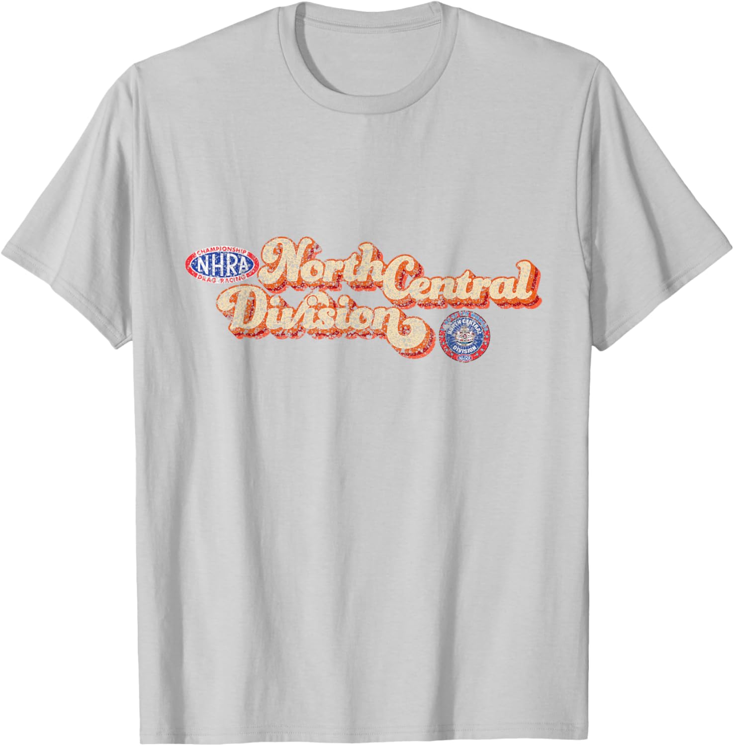 Vintage NHRA North Central Division T-Shirt for Racing Fans - 21