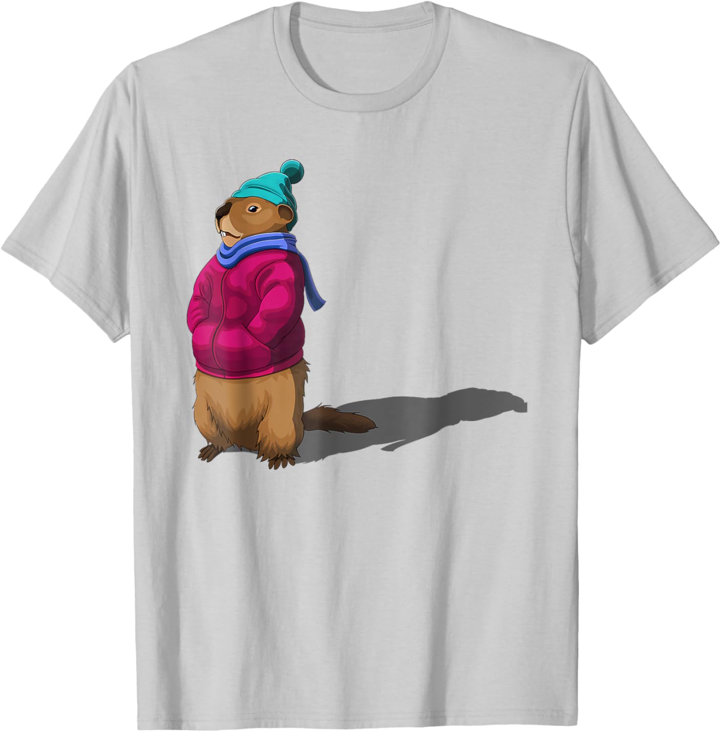 Funny Ground Hog Day T-Shirt for Men and Women - Cute Groundhog Design - 3