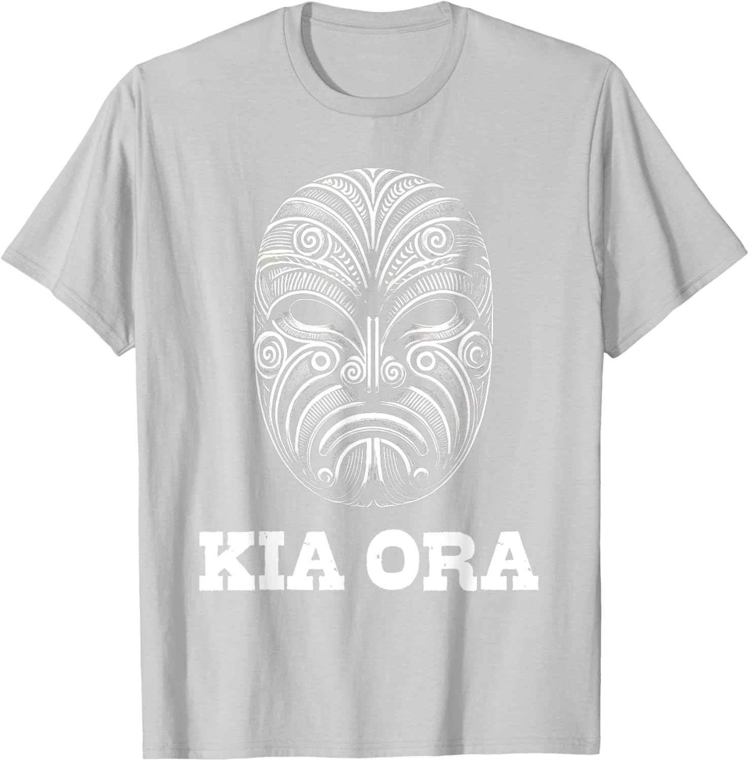 Kia Ora Maori Mask Kiwi Land Aotearoa NZ T-Shirt for Proud Kiwis - 4