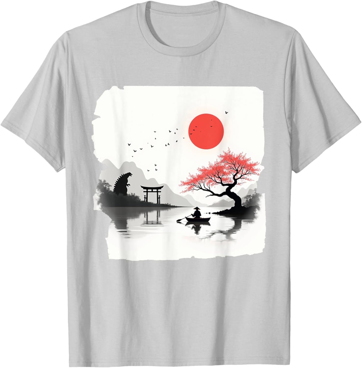 Retro Vintage Japanese Kaiju Art T-Shirt for Unique Style Lovers - 8