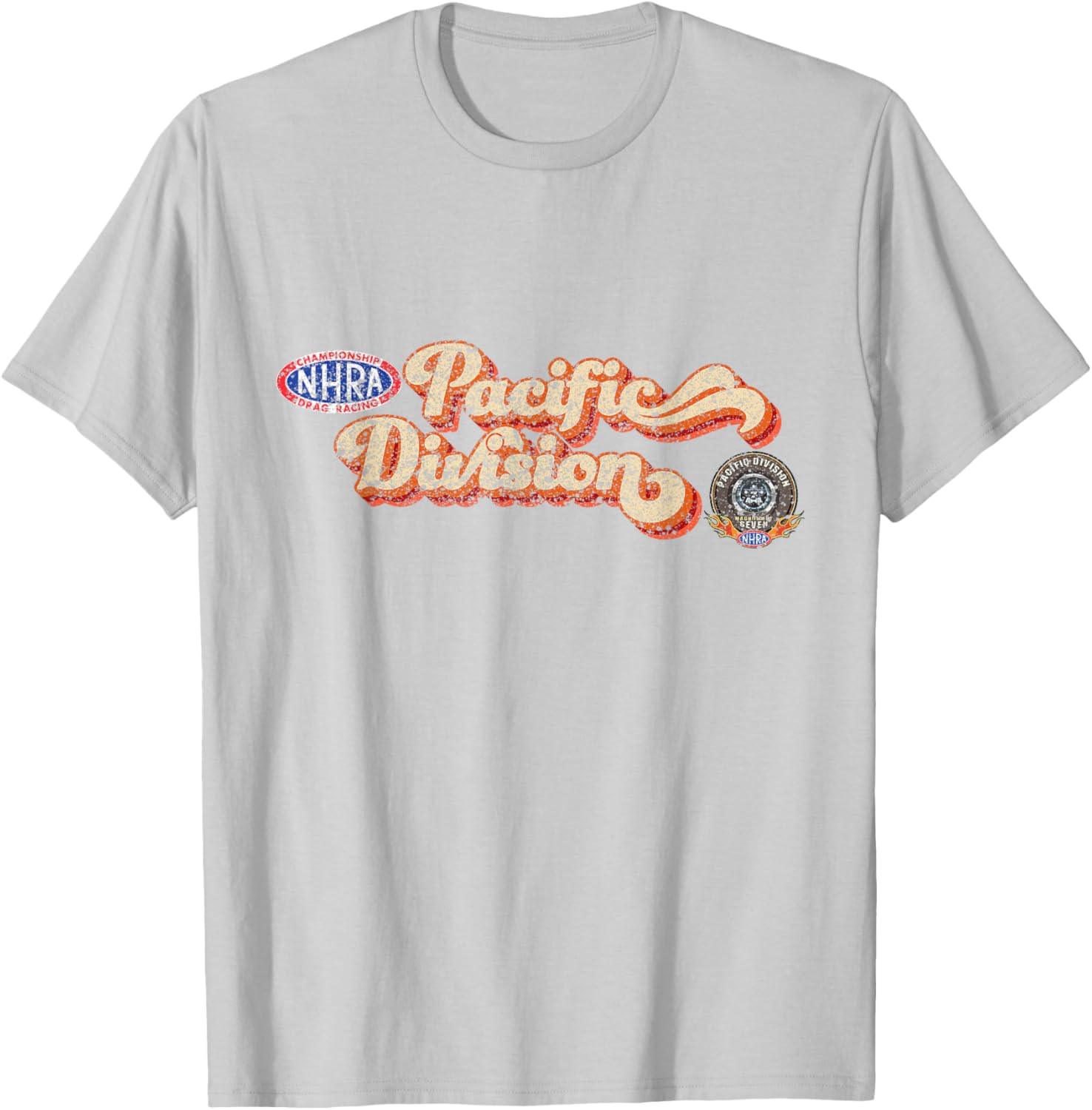 NHRA Pacific Division Vintage T-Shirt for Racing Enthusiasts and Fans - 18