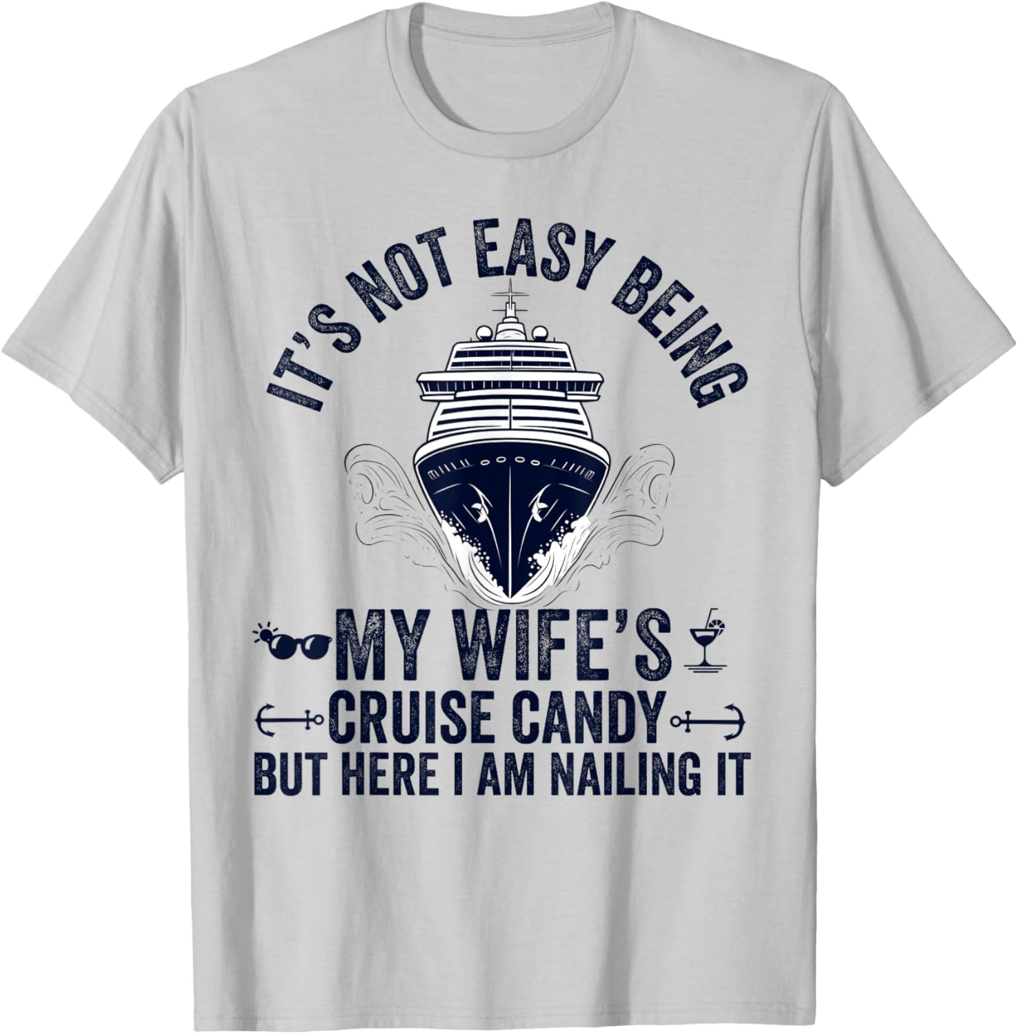 Funny Cruise Candy Husband T-Shirt - Perfect Gift for Wives and Dads - 2