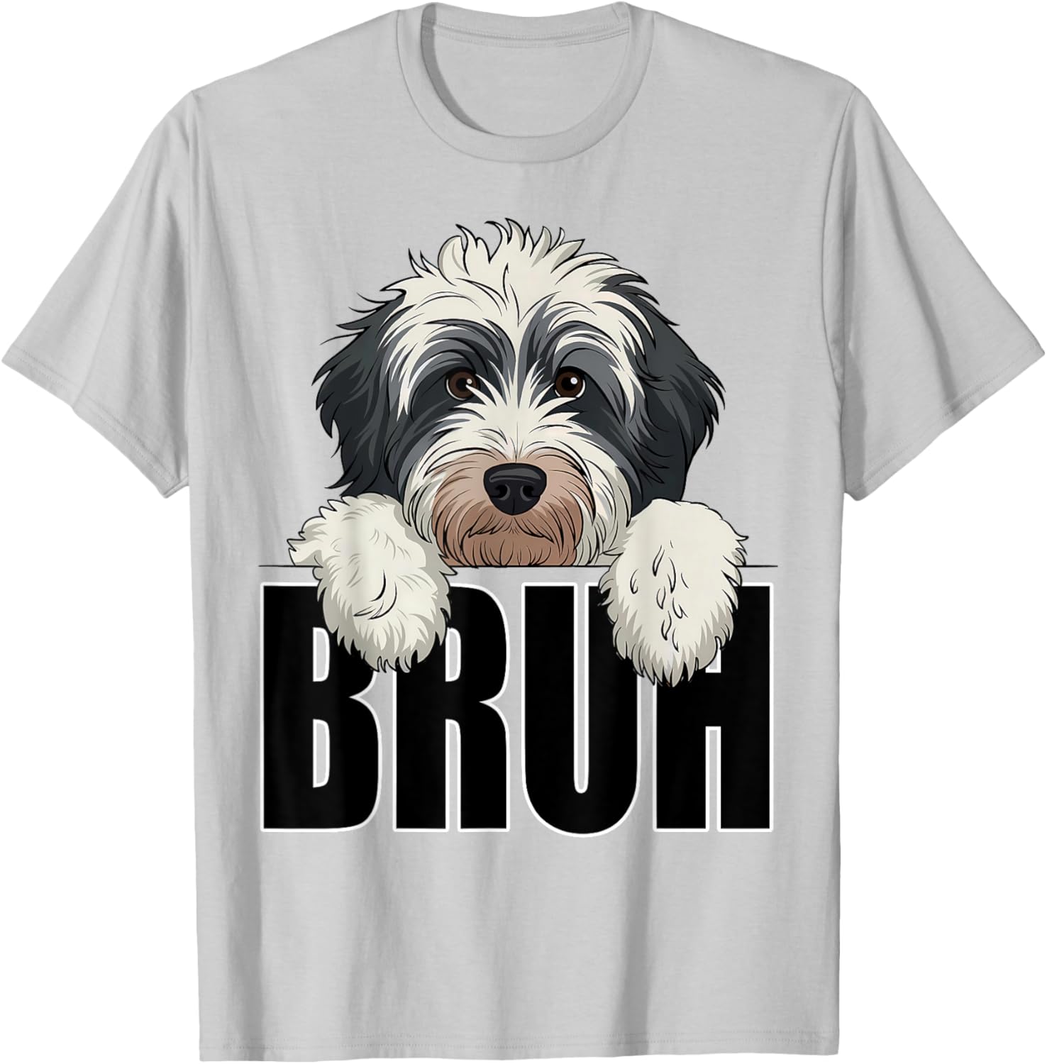 Funny Bruh Bernedoodle T-Shirt for Dog Lovers - Perfect for Boys and Kids - 20