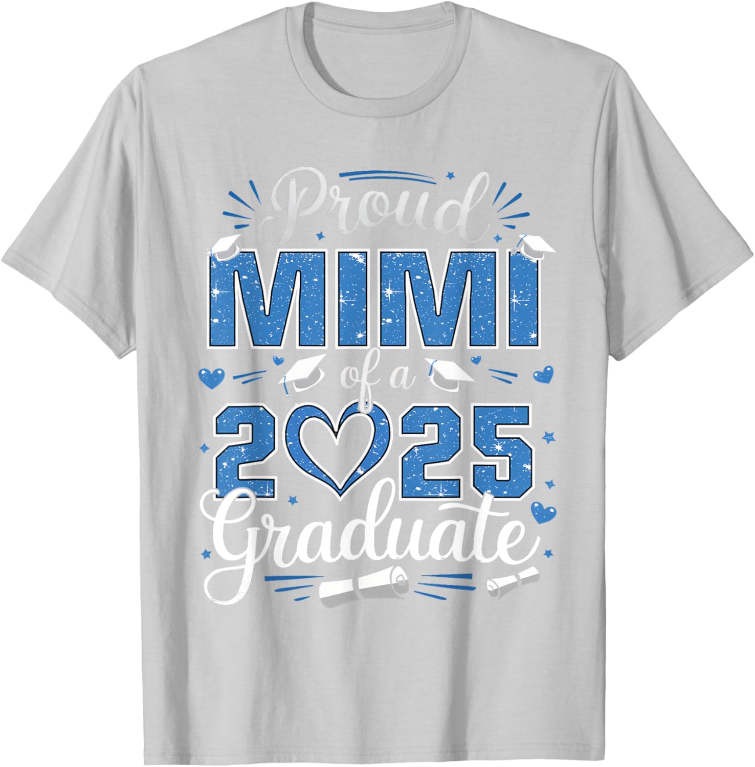 Proud Mimi of a Class of 2025 Graduate T-Shirt for Senior Celebrations - 8