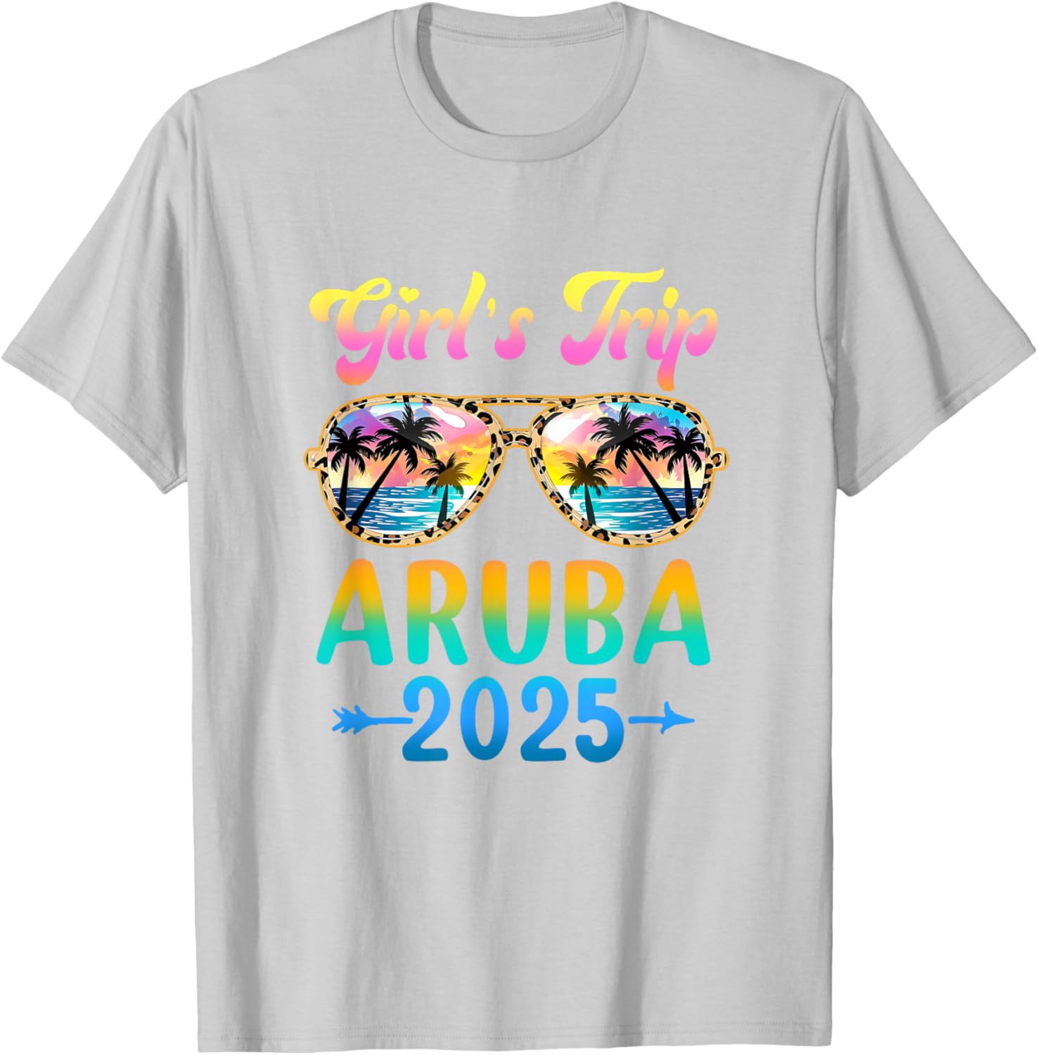 Girls Trip Aruba Summer Vacation Sunglasses T-Shirt for Fun Adventures - 13