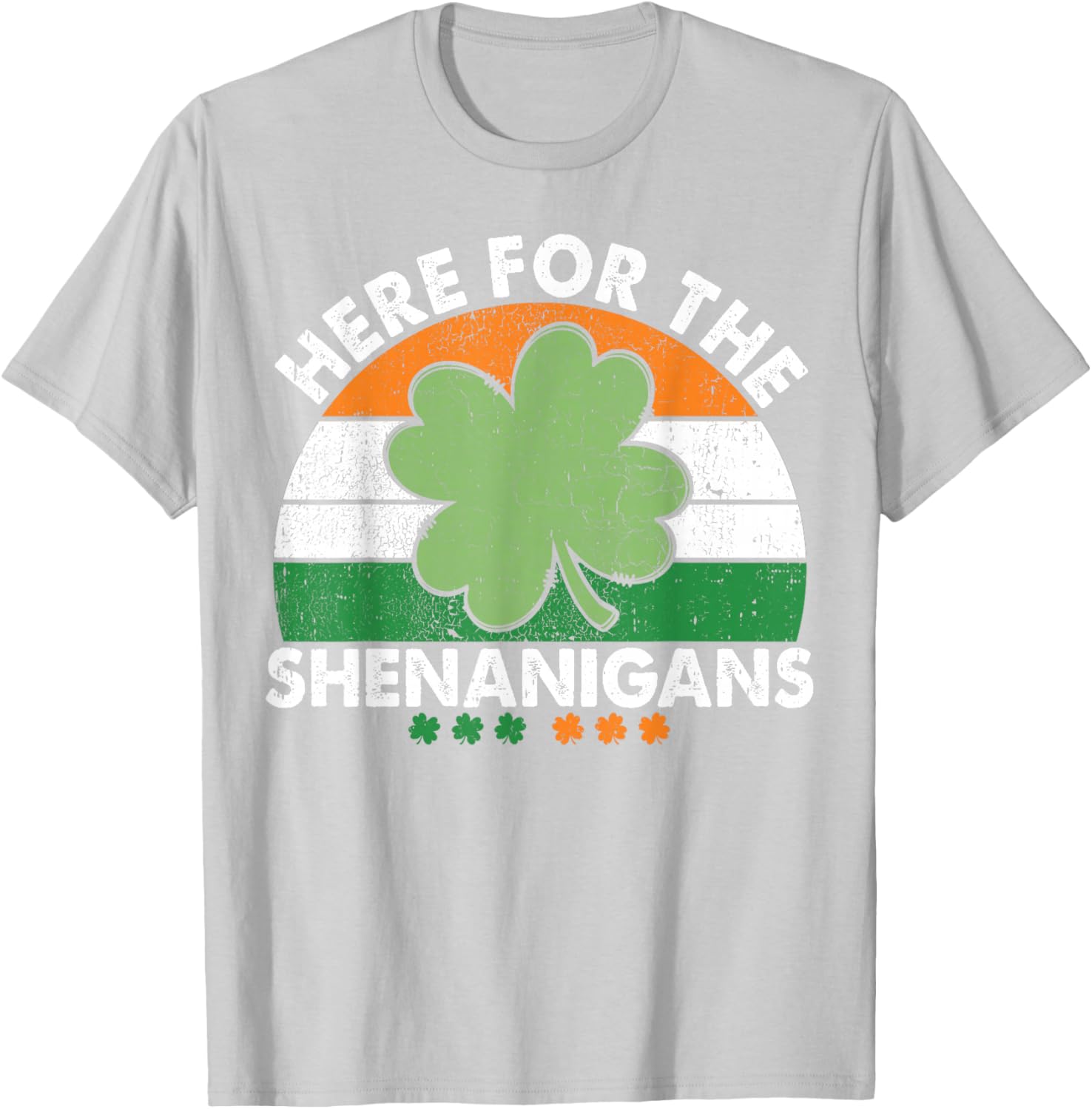 Here For The Shenanigans St Patricks Day T-Shirt Fun Irish Apparel - 3