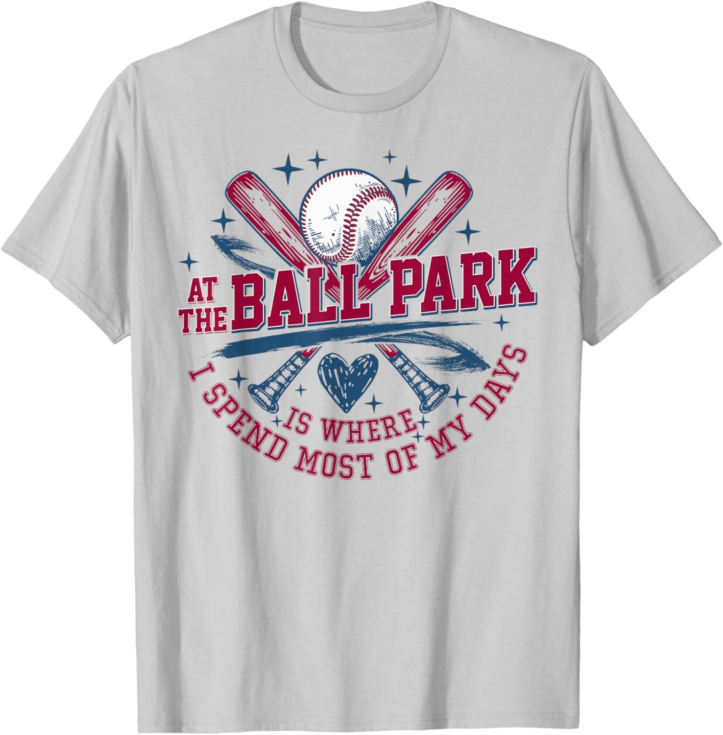 At the Ballpark T-Shirt for Sports Lovers – Perfect Game Day Apparel - 8