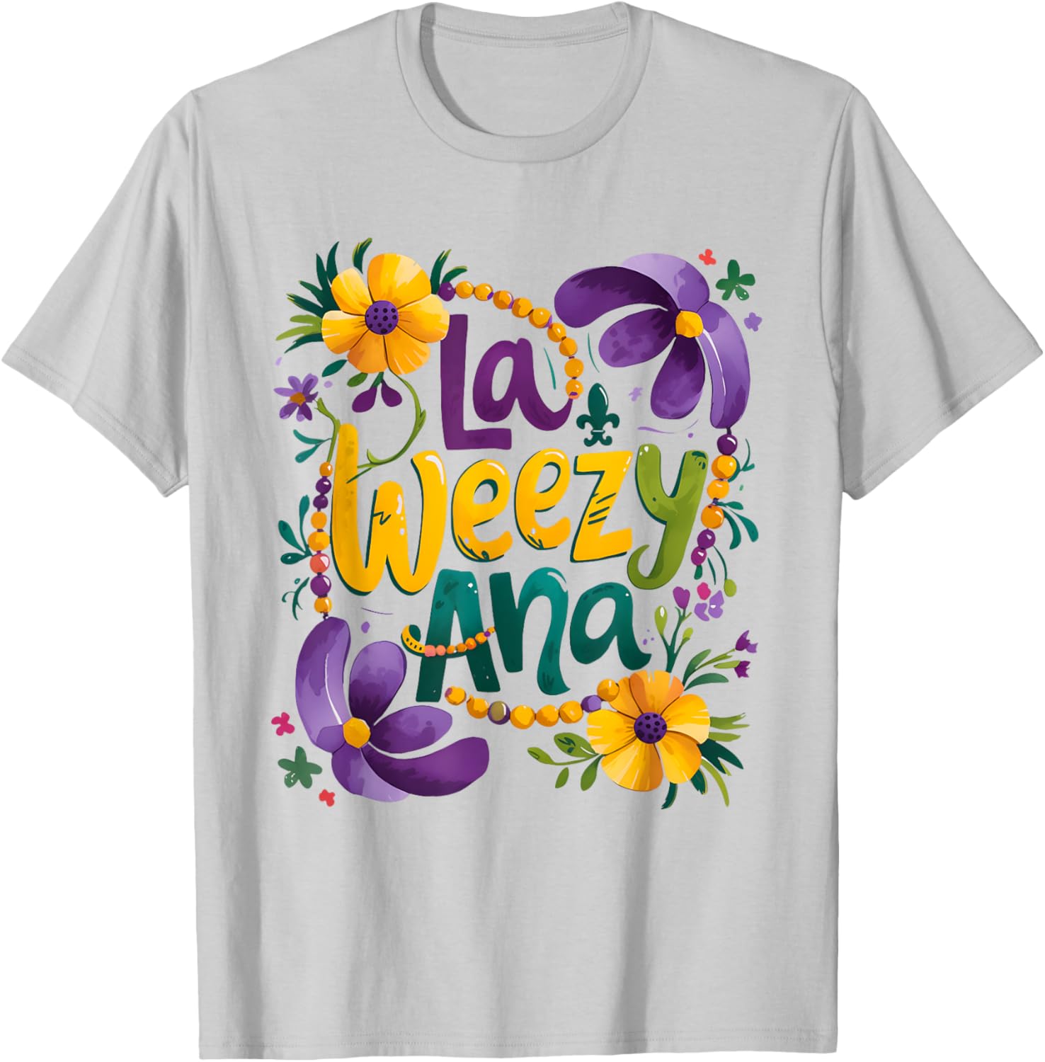 La Weezy Ana Mardi Gras Costume T-Shirt for New Orleans Celebration - 2