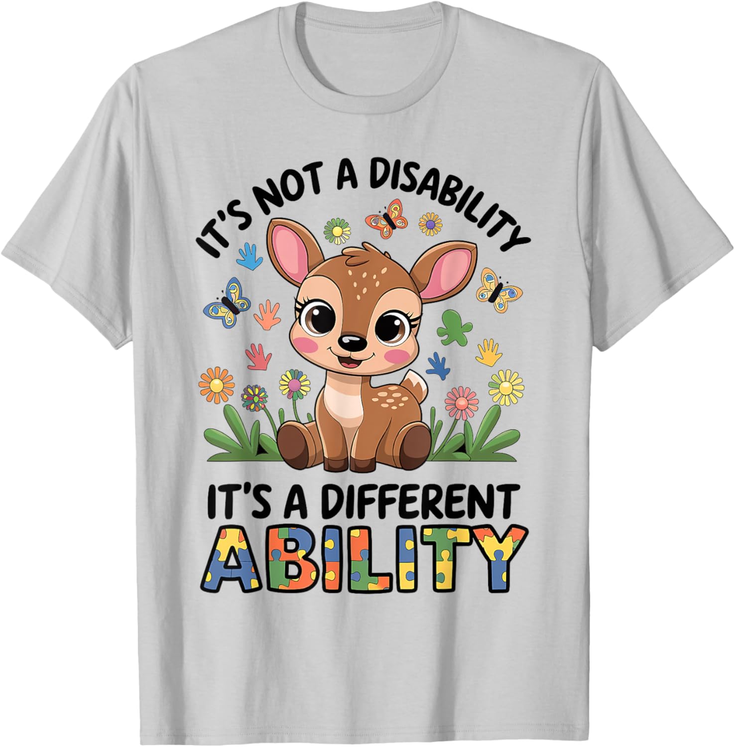 Autism Awareness T-Shirt Celebrating Different Abilities in Style - 10