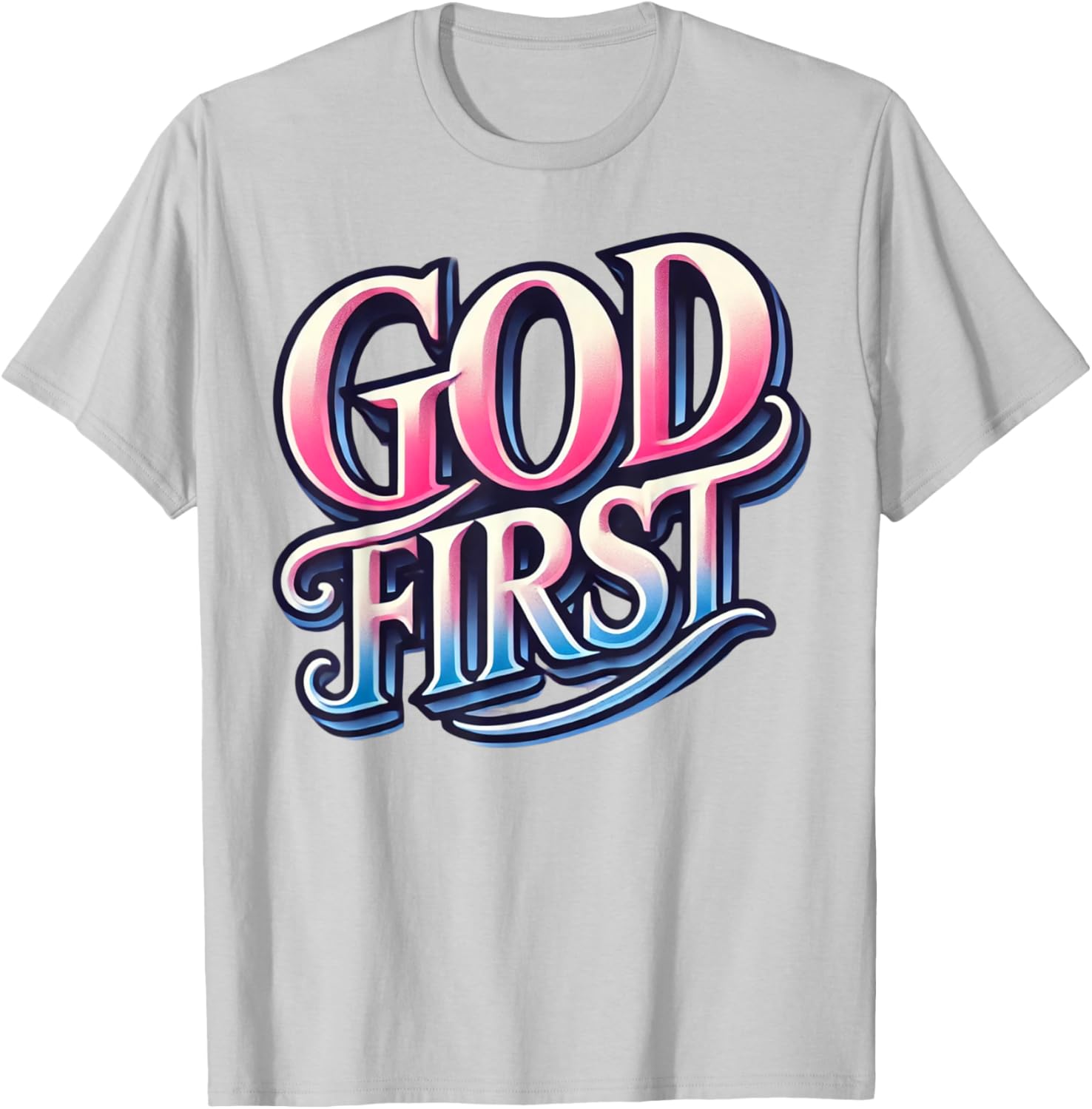 Funny Religious Family T-Shirt Unisex Modern Classic Fit Black Small - 14