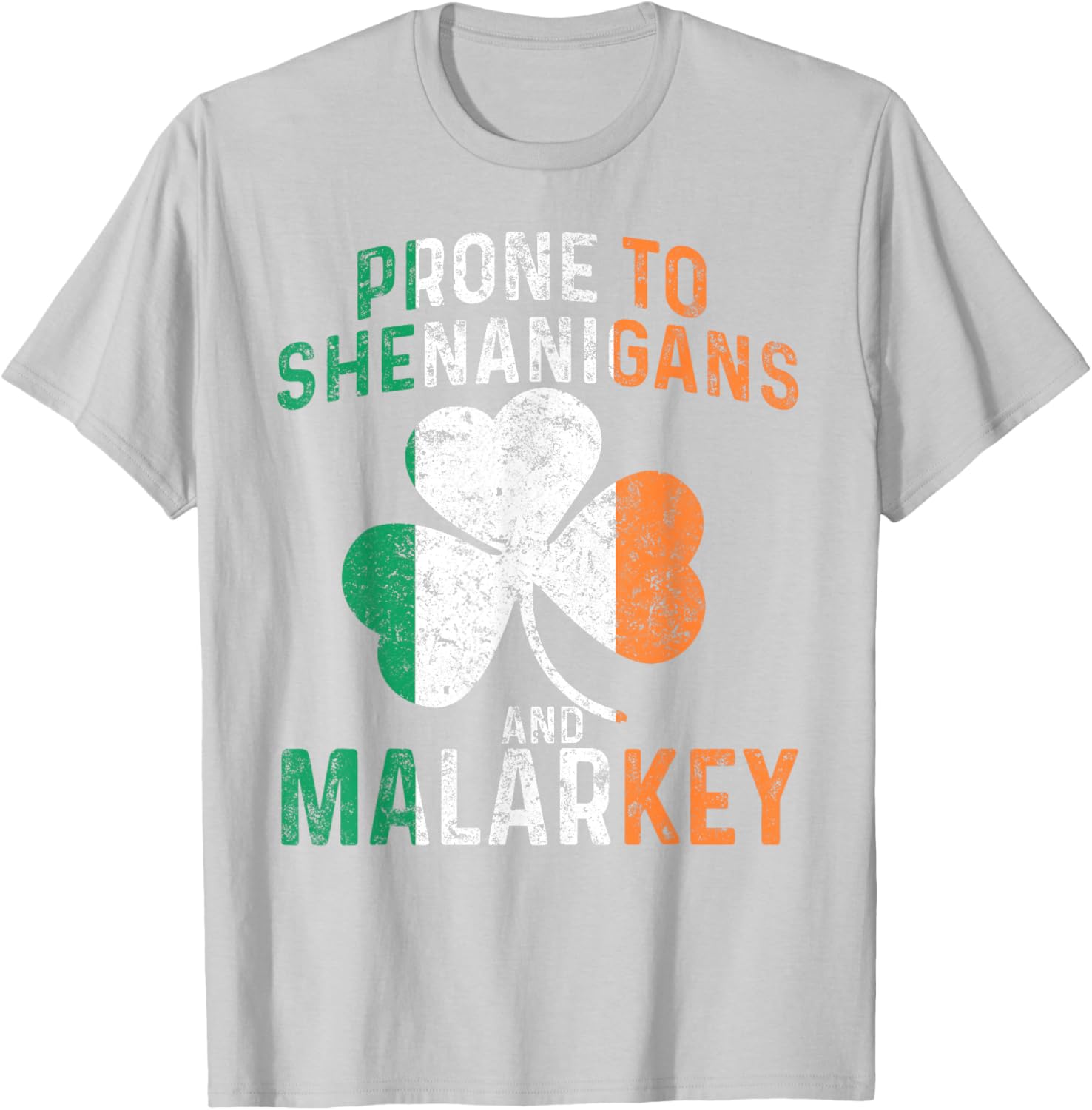 Funny St Patricks Day Boys T-Shirt Prone To Shenanigans And Malarkey - 8