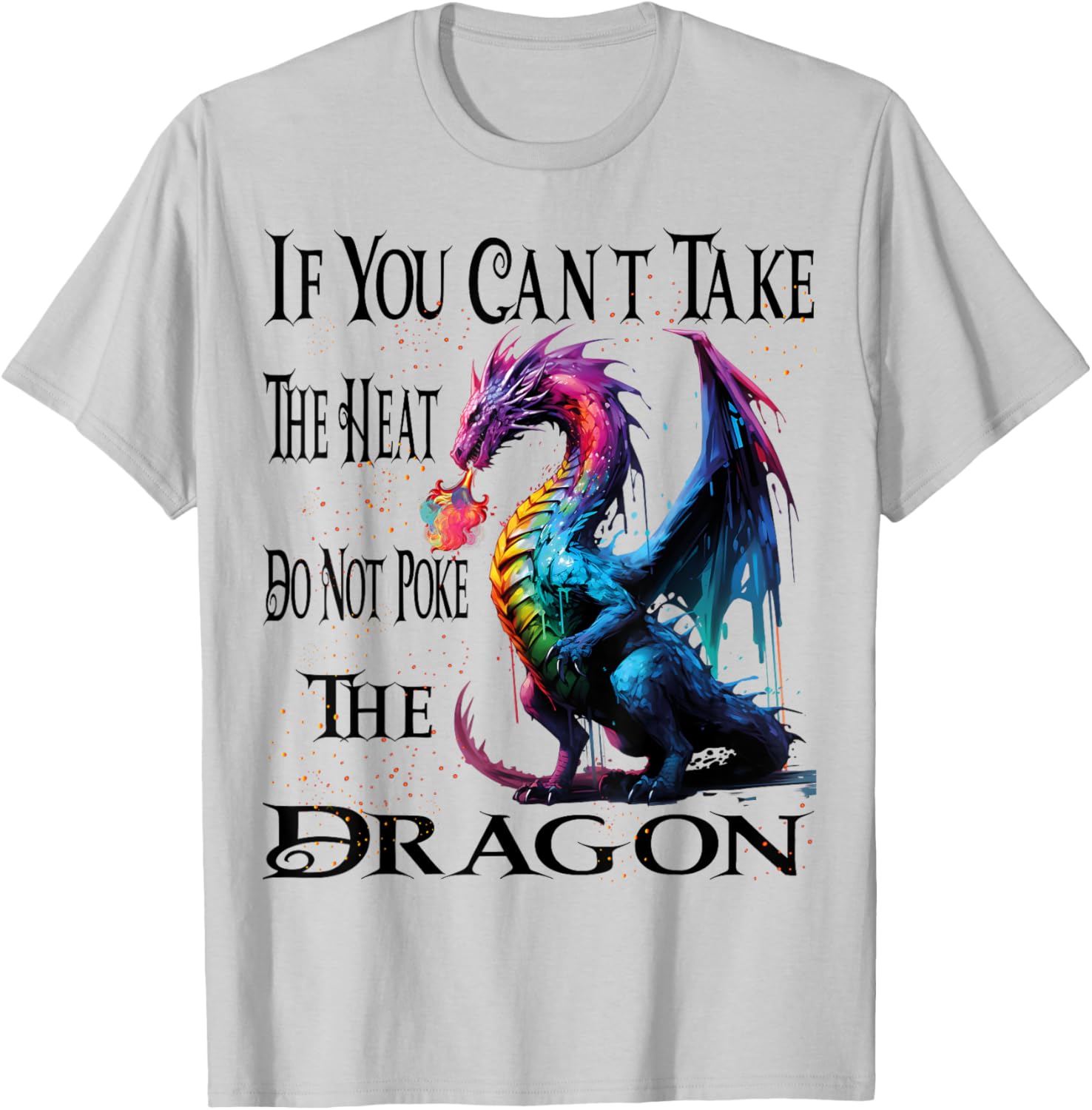 Cool Dragon Flame-Spewing T-Shirt for Mythical Creature Fans - 5