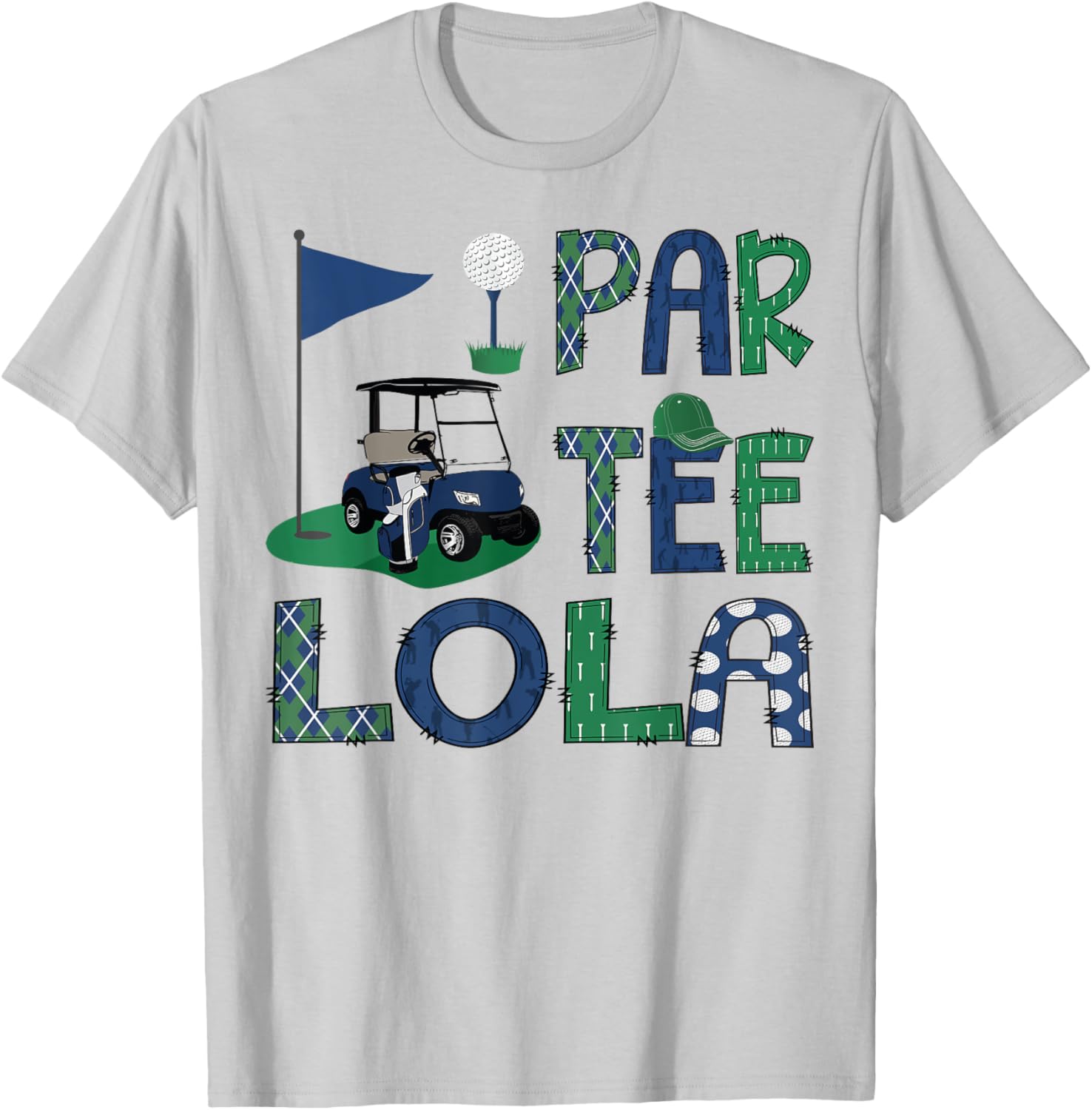 Par-Tee Lola Golf Lover Family Matching Birthday T-Shirt for Fun Celebrations - 3