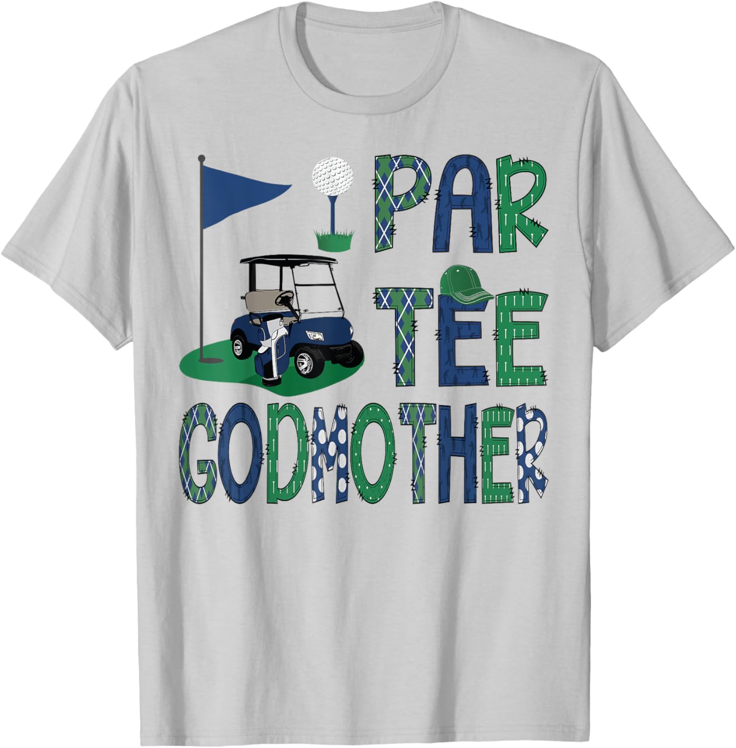 Par-Tee GodMother Golf Lover Family Matching Birthday T-Shirt - 4