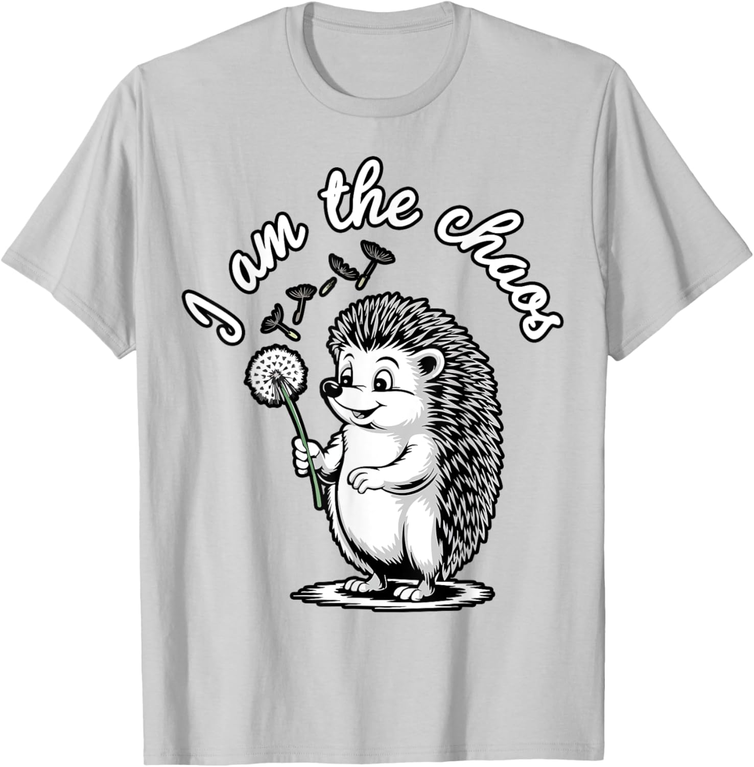 Funny Hedgehog Dandelion T-Shirt for Sarcastic Animal Lovers - 24