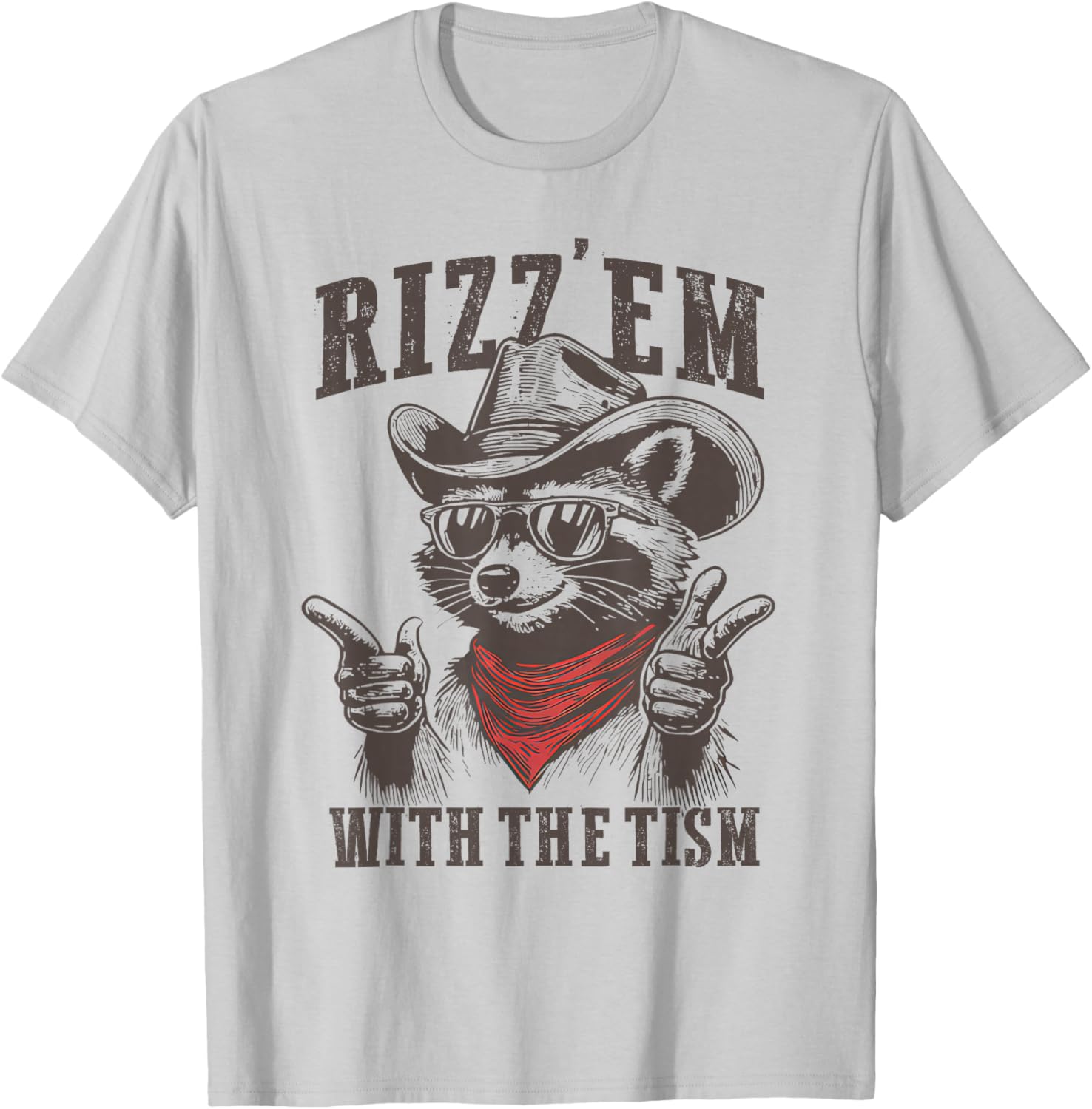 Funny Autism Raccoon T-Shirt with Meme Style Humor for All Ages - 6