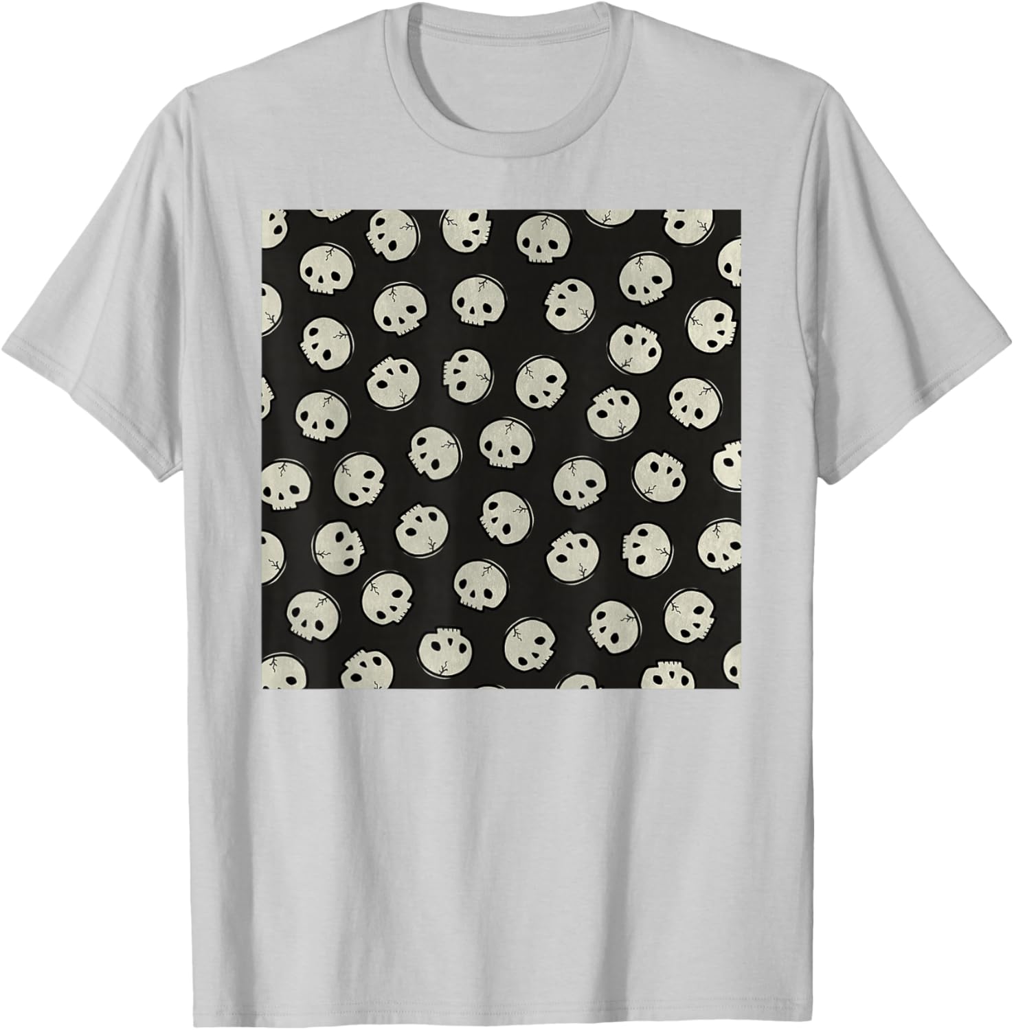 Trendy Cecelia Hotzler Skull Pattern Graphic T-Shirt for Unique Style - 21