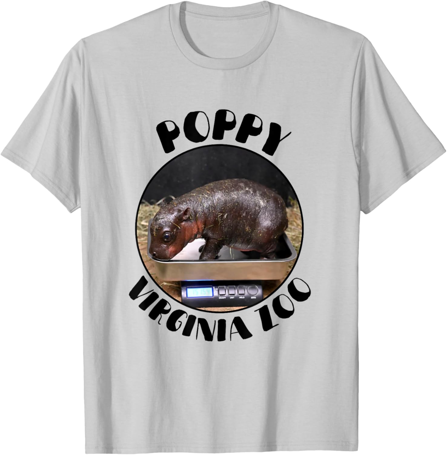 Poppy Virginia Zoo Pygmy Hippo T-Shirt Adorable Baby Hippo Shirt - 18