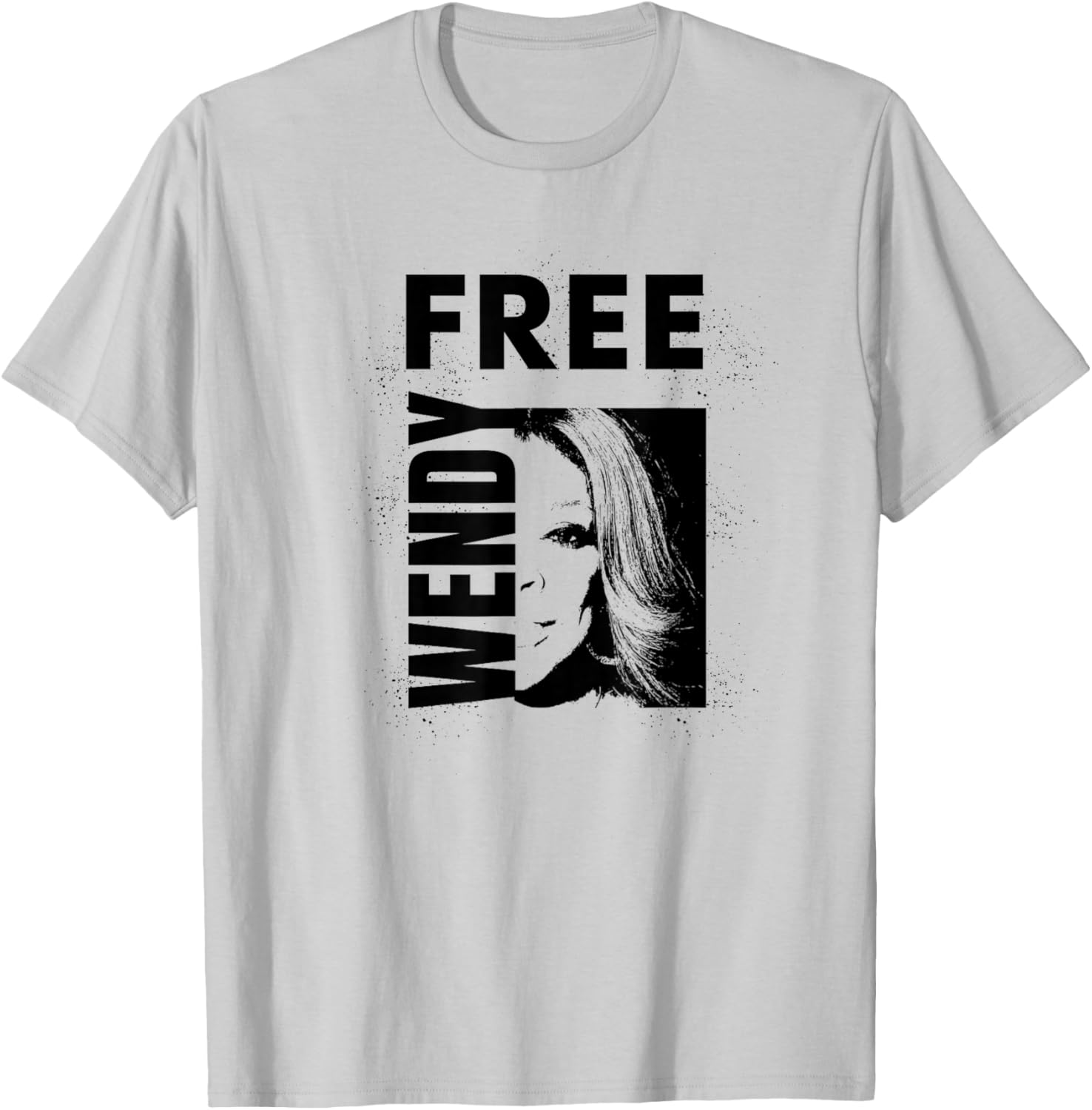 Free Wendy Outline Square Design T-Shirt for Trendy Casual Style - 6