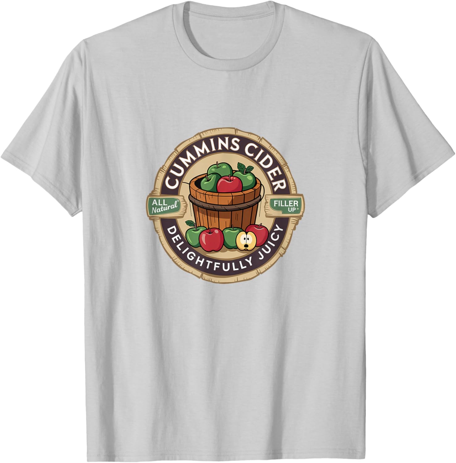 Vintage Cummins Cider Funny Meme T-Shirt for Fun and Casual Style - 8