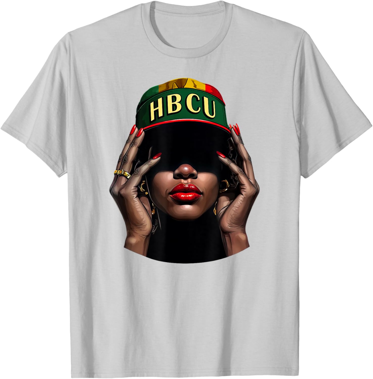 HBCU Beautiful Black Educated Girl Black History Month T-Shirt - 7
