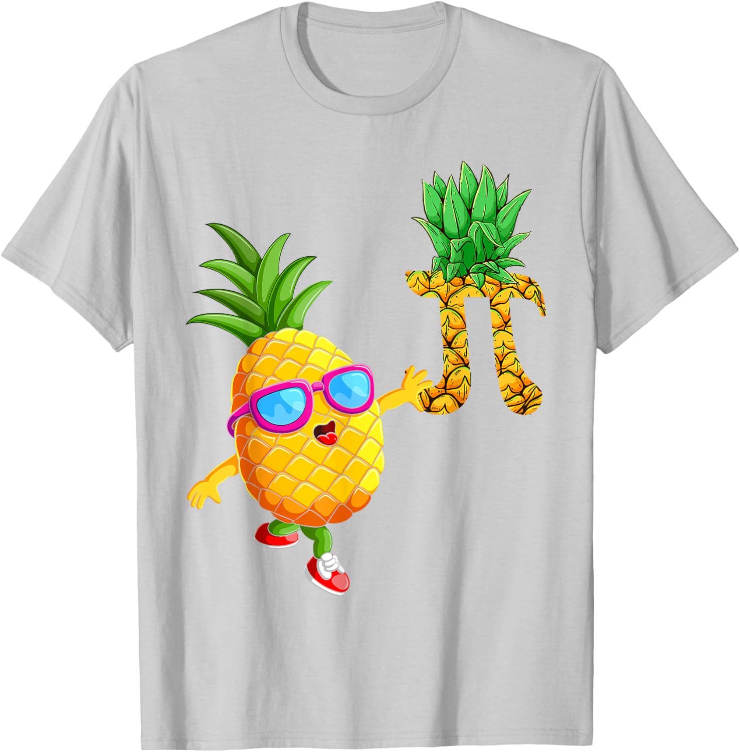 Pineapple Pi Day T-Shirt for Math Lovers and Foodies Fun Design - 6