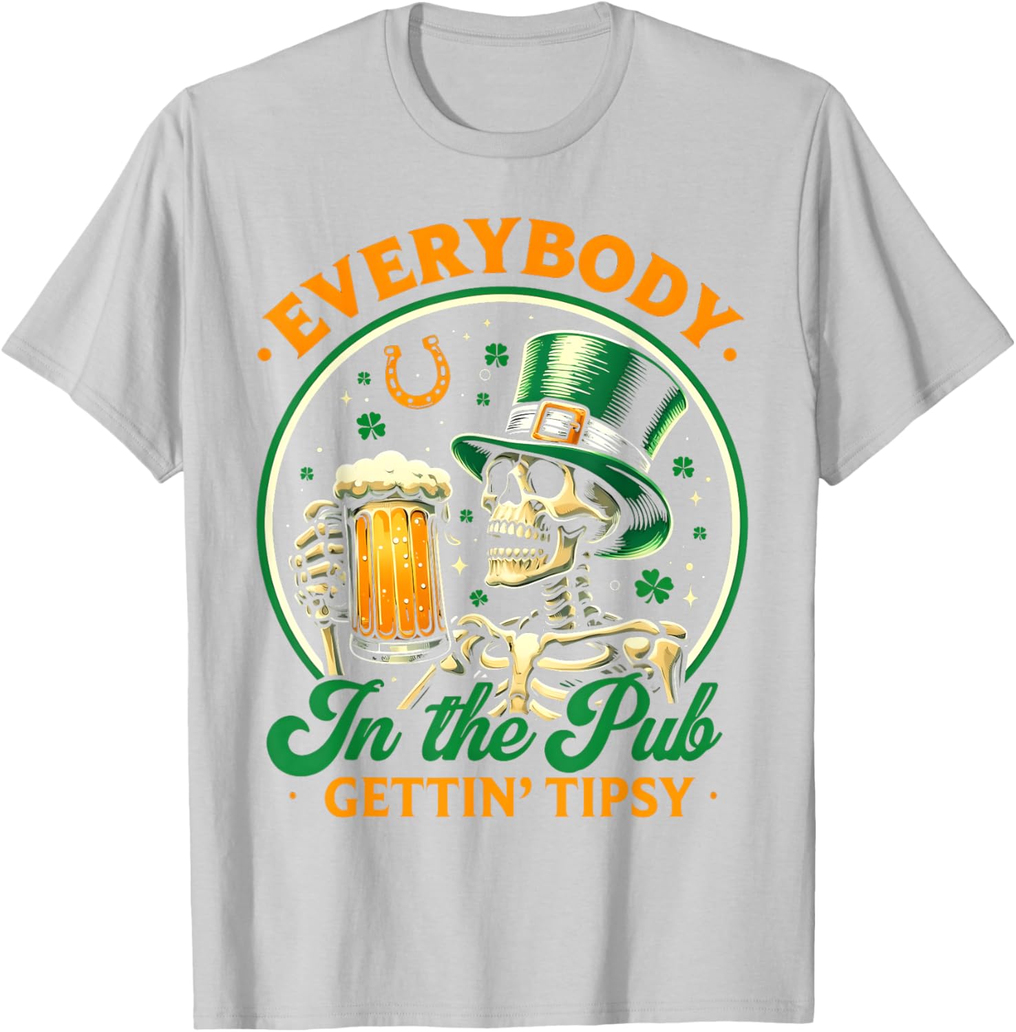 Tipsy St Patricks Day T-Shirt for Men and Women Celebrating at the Pub - 27