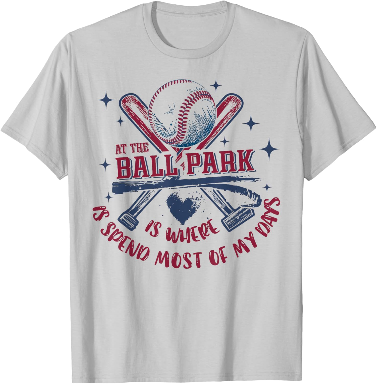 Baseball At The Ballpark T-Shirt Perfect for Sports Fans and Players - 12