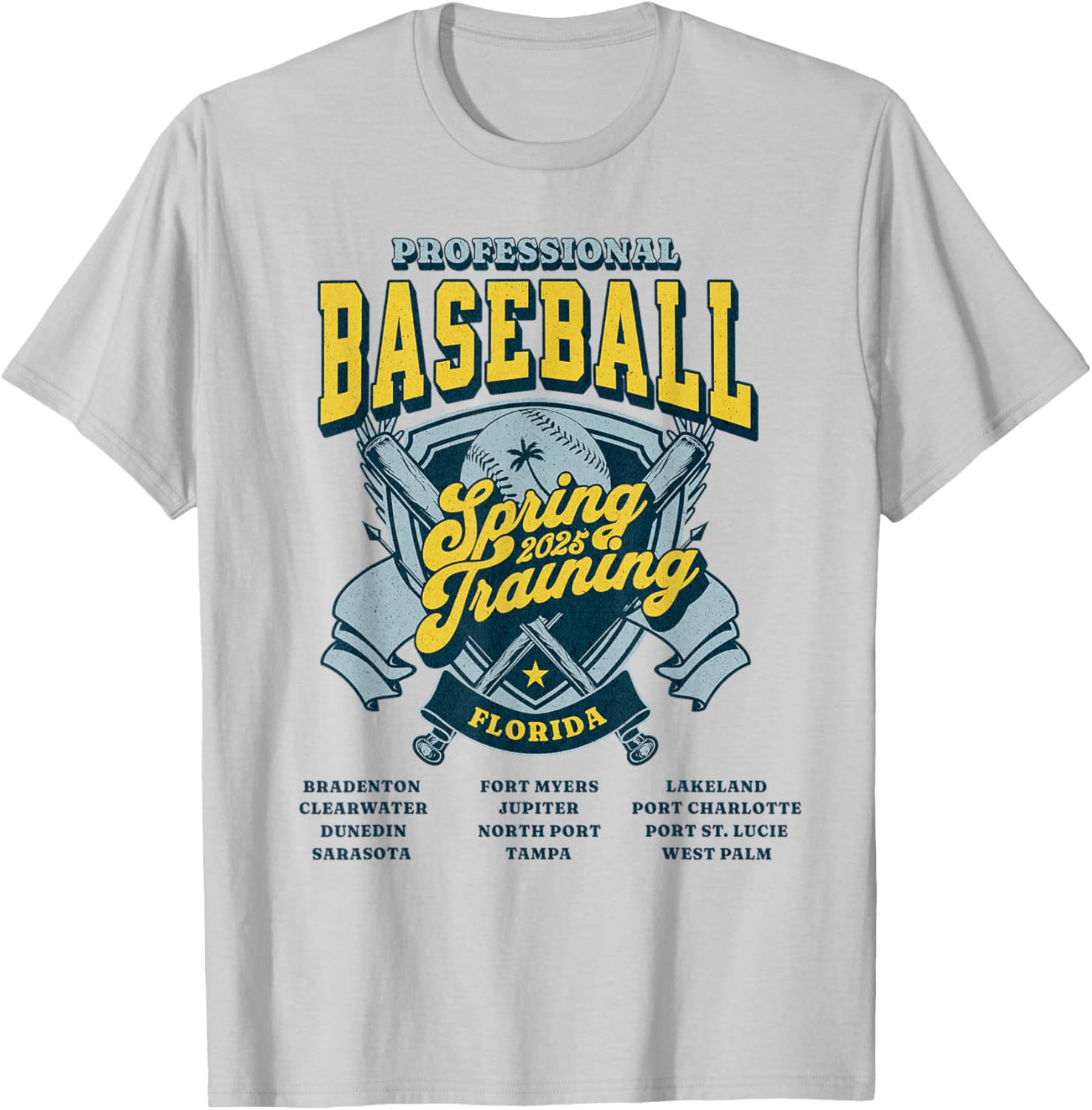 Professional Baseball Spring Training 2025 T-Shirt for Florida Fans - 4