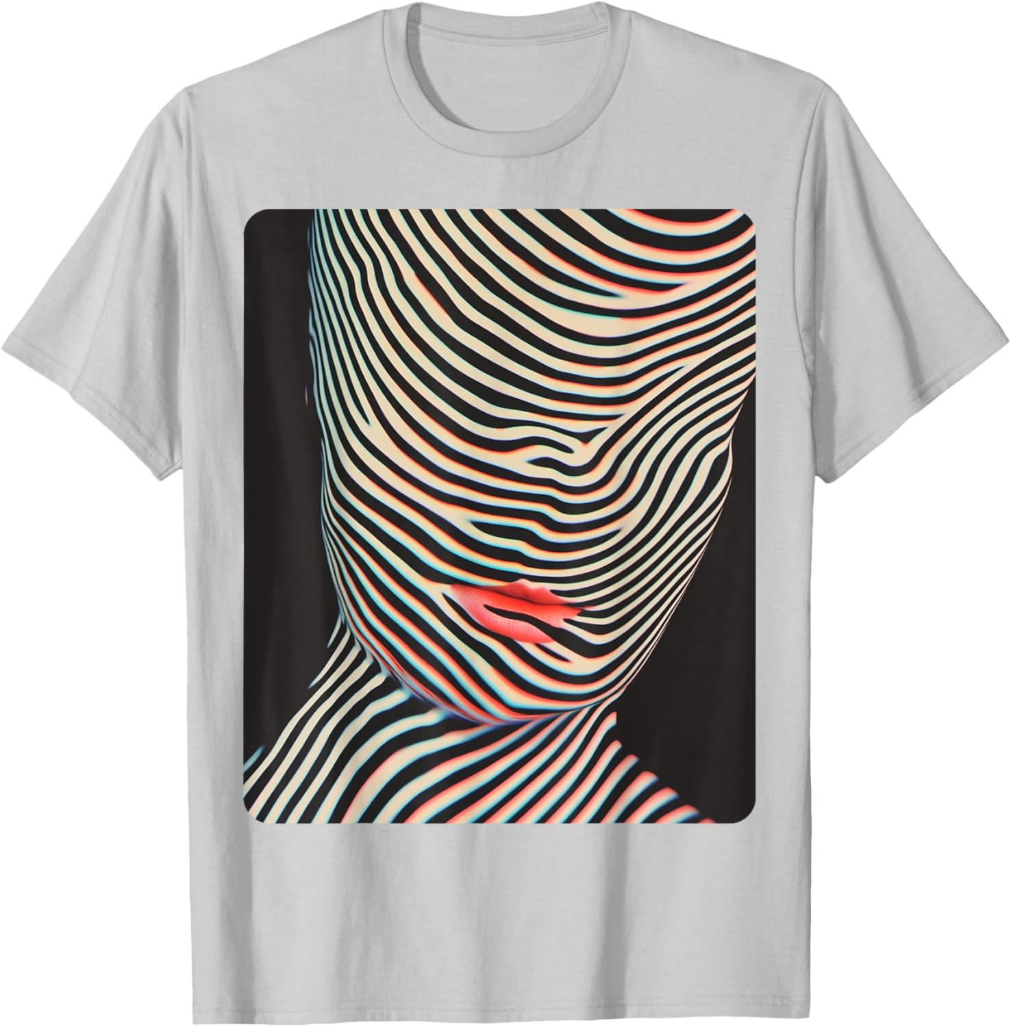 Chic Women's Abstract Designer T-Shirt for Stylish Fashion Lovers - 4