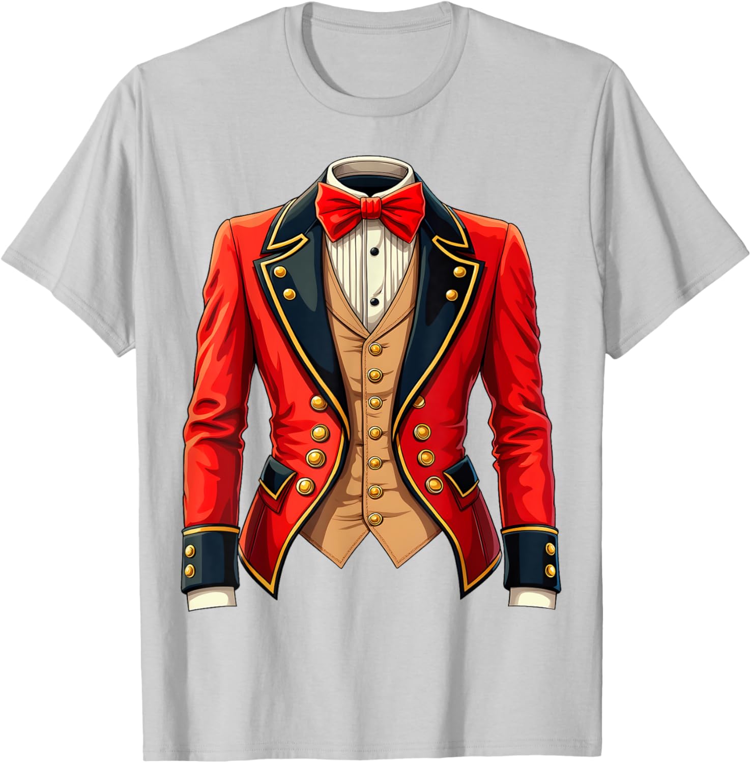 Ringmaster Costume Jacket for Circus Performers - Fun T-Shirt Design - 5