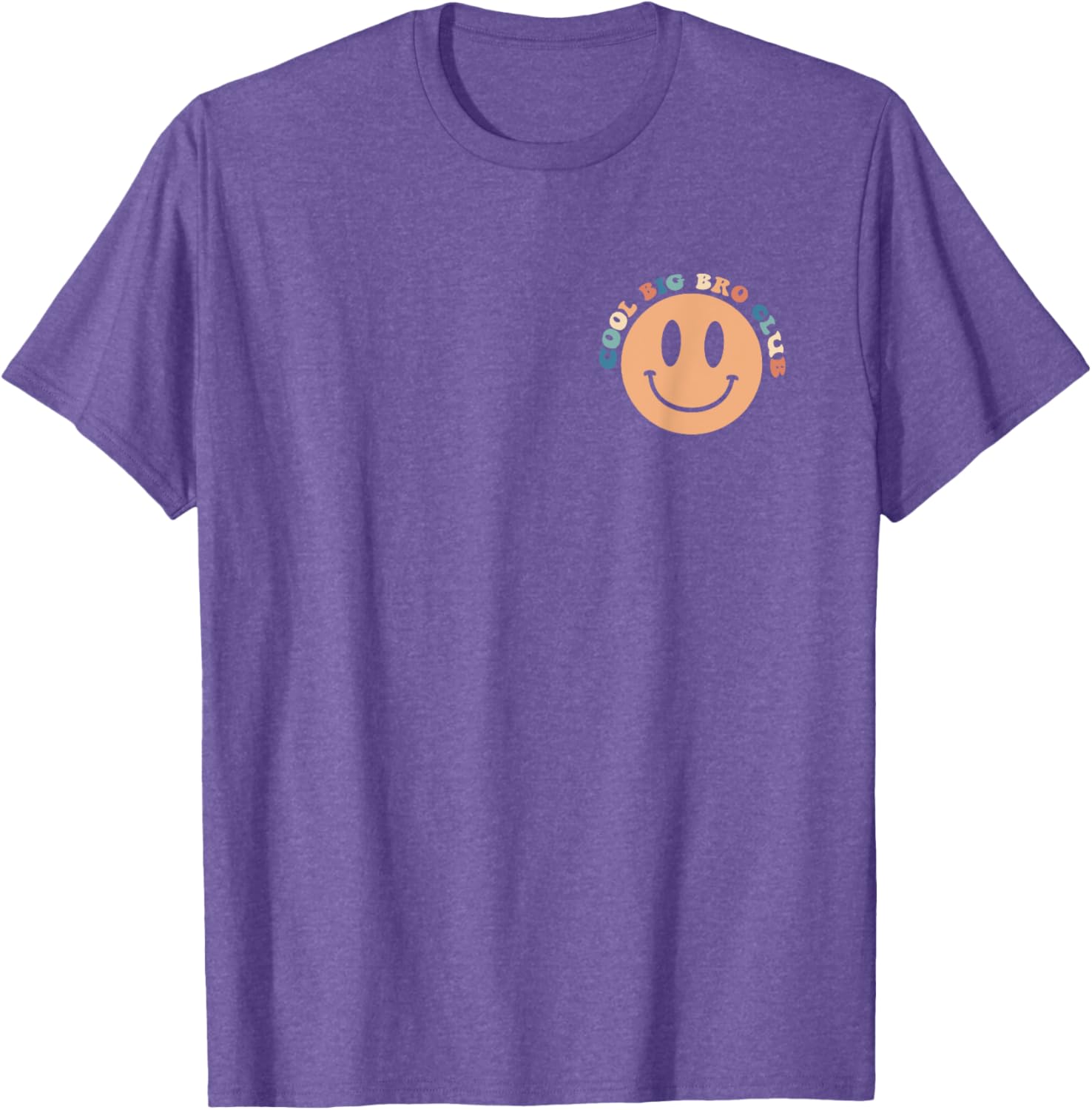 Cool Big Brother Club Groovy Leveling Up T-Shirt for Fun Siblings - 4