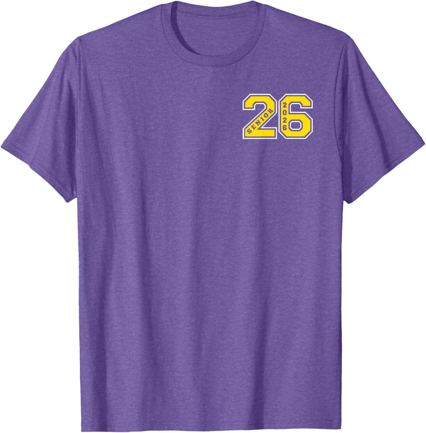 Proud Dad 2026 Senior Gold T-Shirt for Celebrating Graduation Day - 6