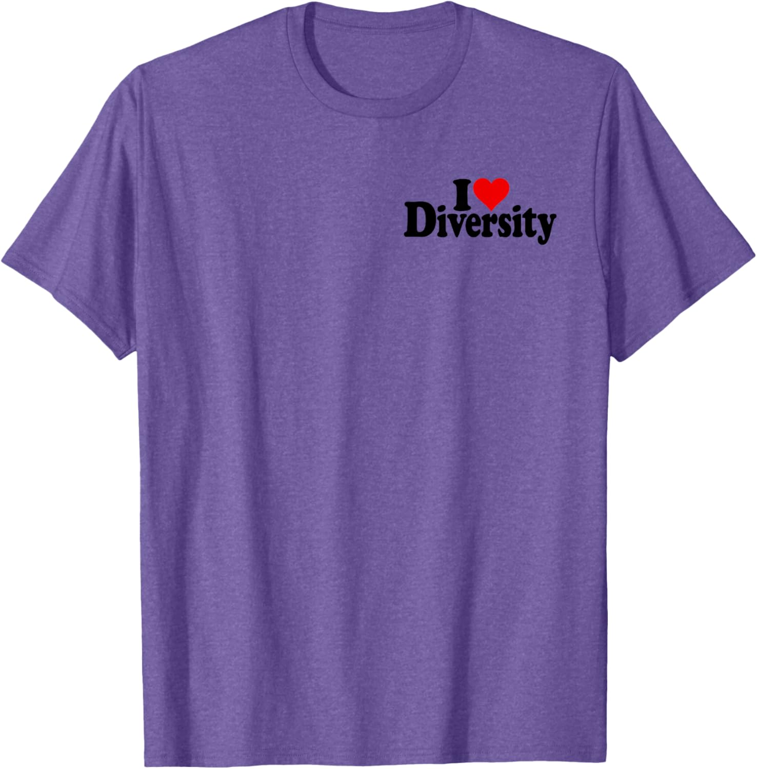 I Love Heart Diversity Strength in Diversity T-Shirt for Everyone - 19