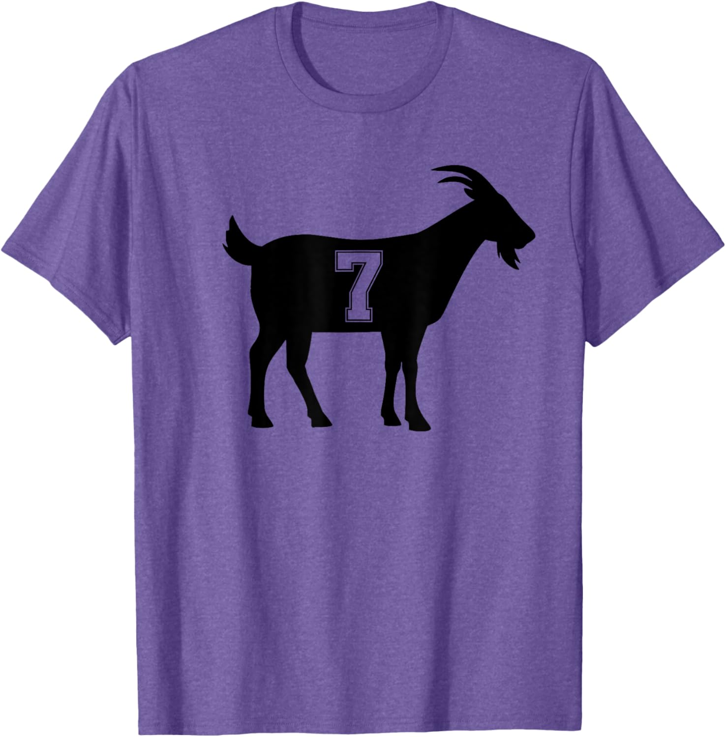 Goat 7 G.O.A.T. Number Seven Goat Graphic T-Shirt for Casual Style - 16