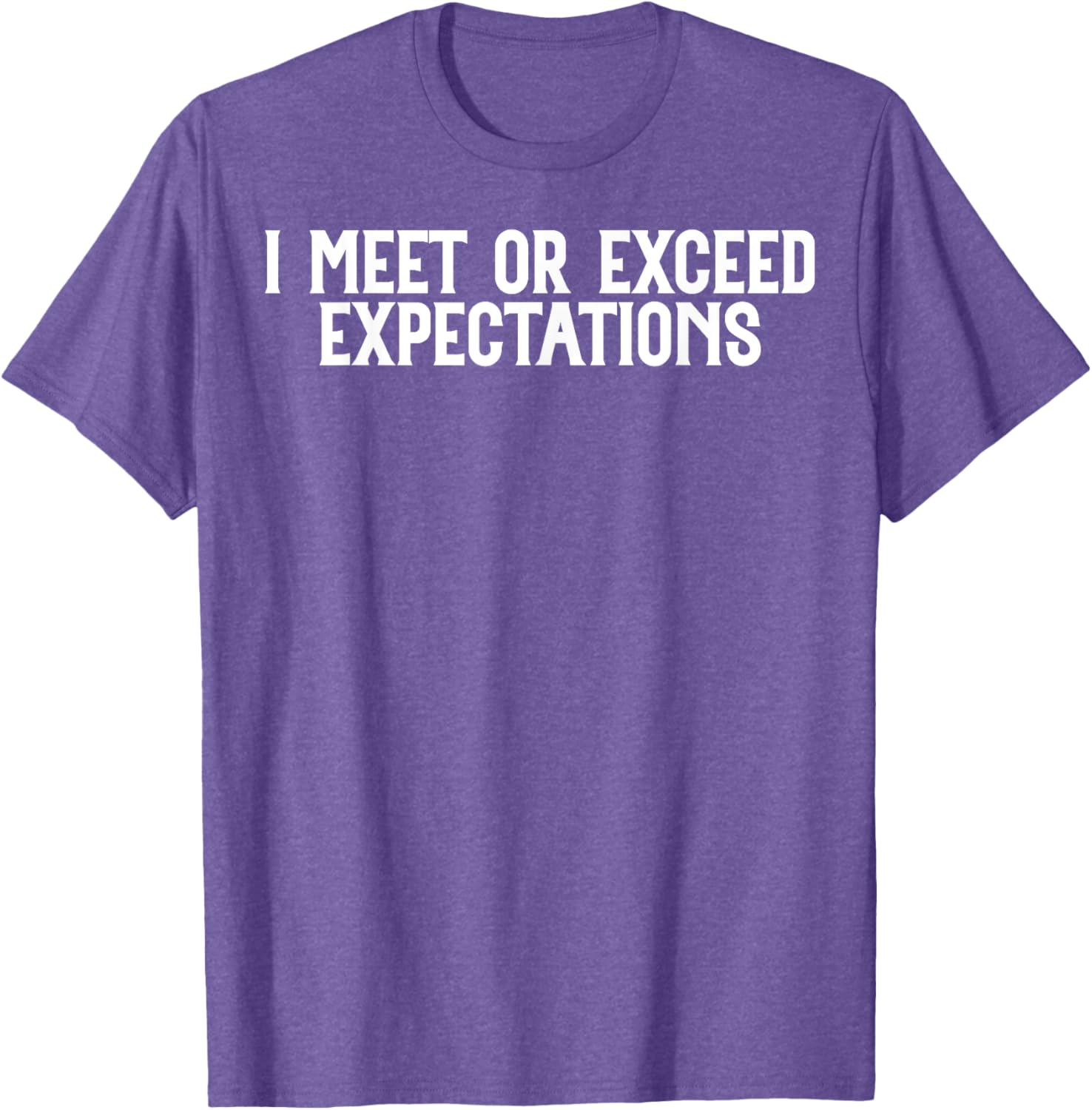 Funny I Meet or Exceed Expectations T-Shirt for Singles and Couples - 10