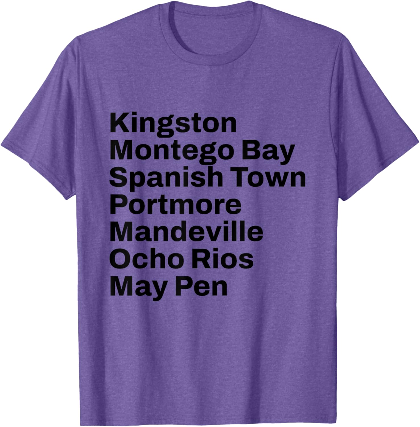 Jamaica Cities and Towns Travel T-Shirt for Adventure Lovers - 5