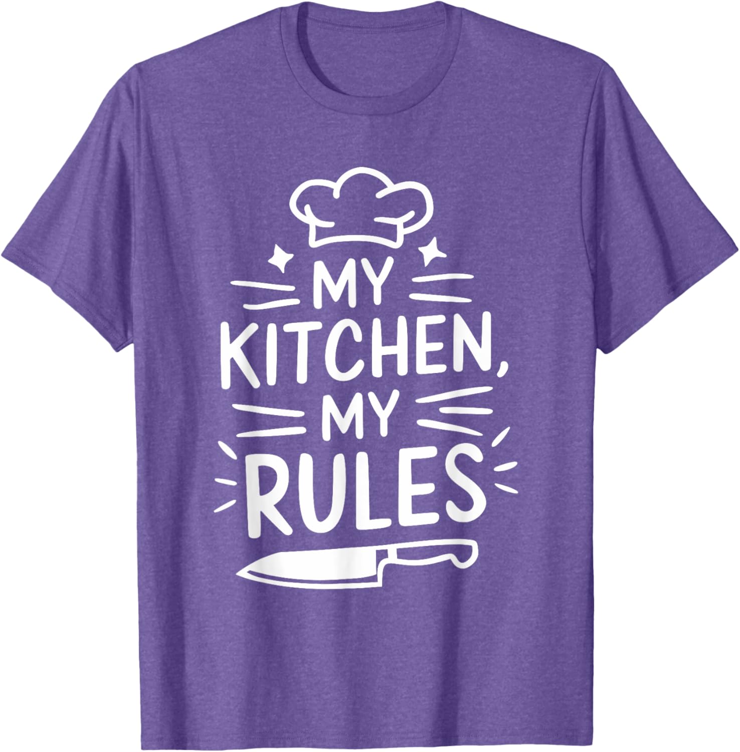 My Kitchen My Rules Chef T-Shirt for Cooking Enthusiasts - 13