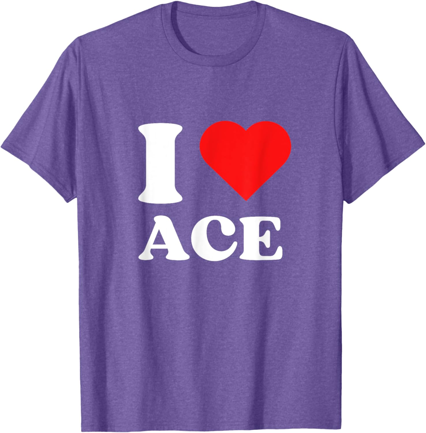 I Love Ace Y2K Valentine's Day T-Shirt for Trendy Fashion Lovers - 25