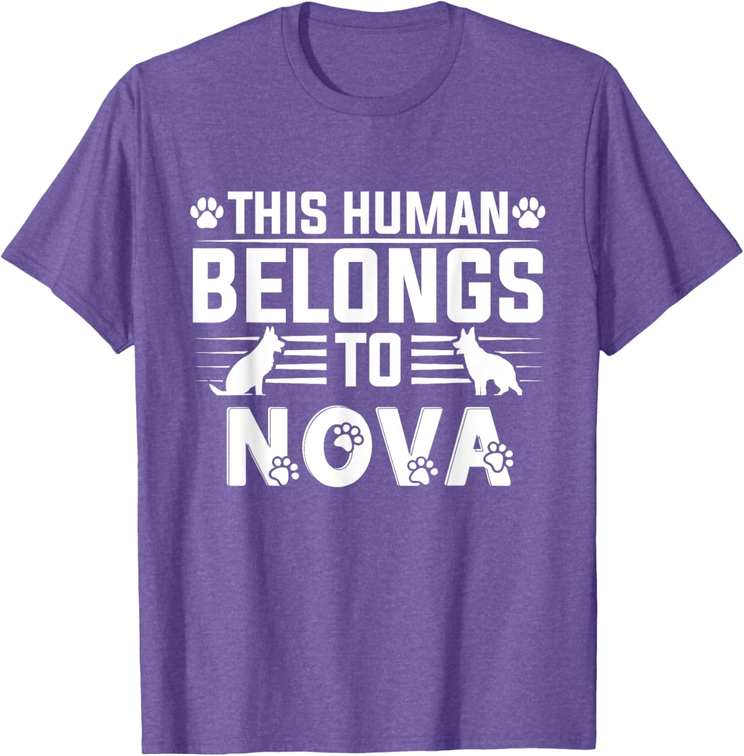 Personalized Nova Dog T-Shirt for Men, Women, Girls, and Kids - 16