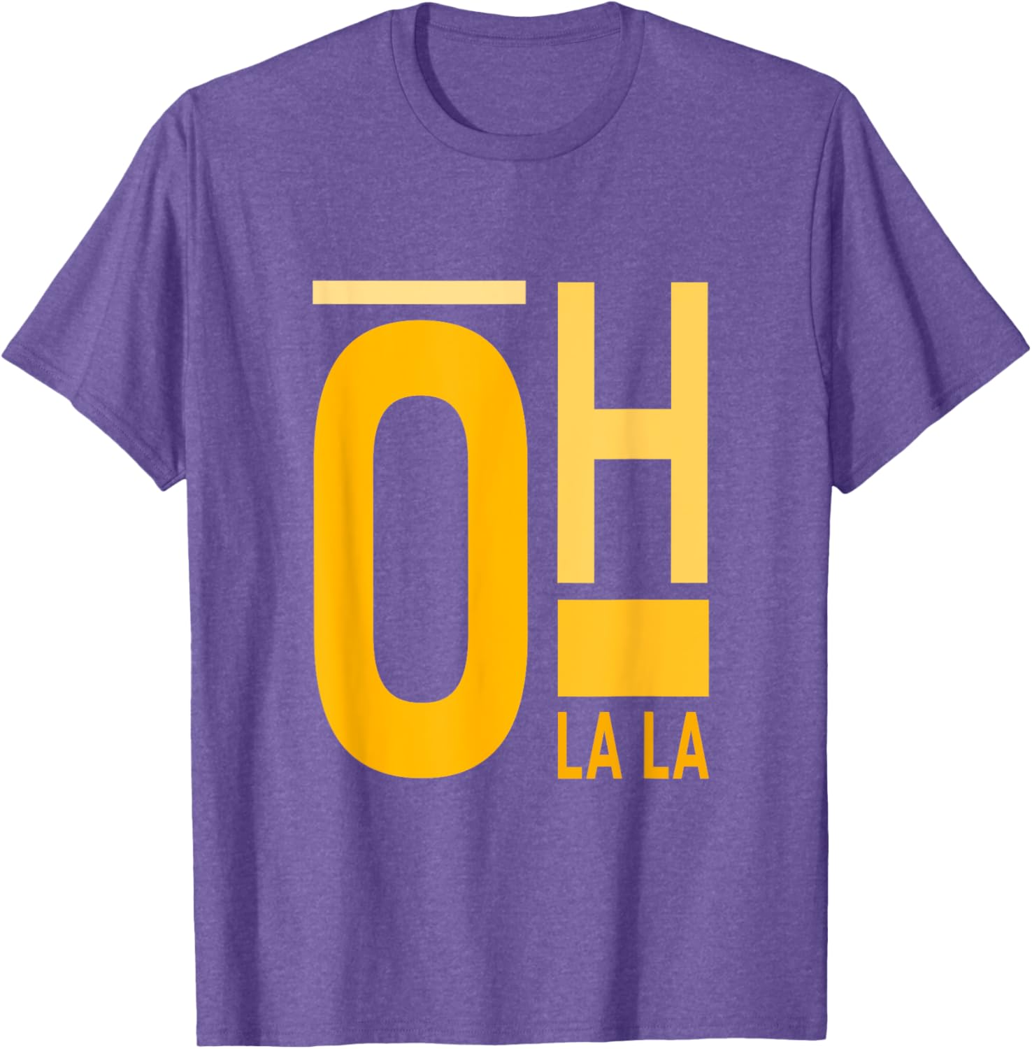 University Varsity Gold Oh La La T-Shirt for Stylish Students and Fans - 10