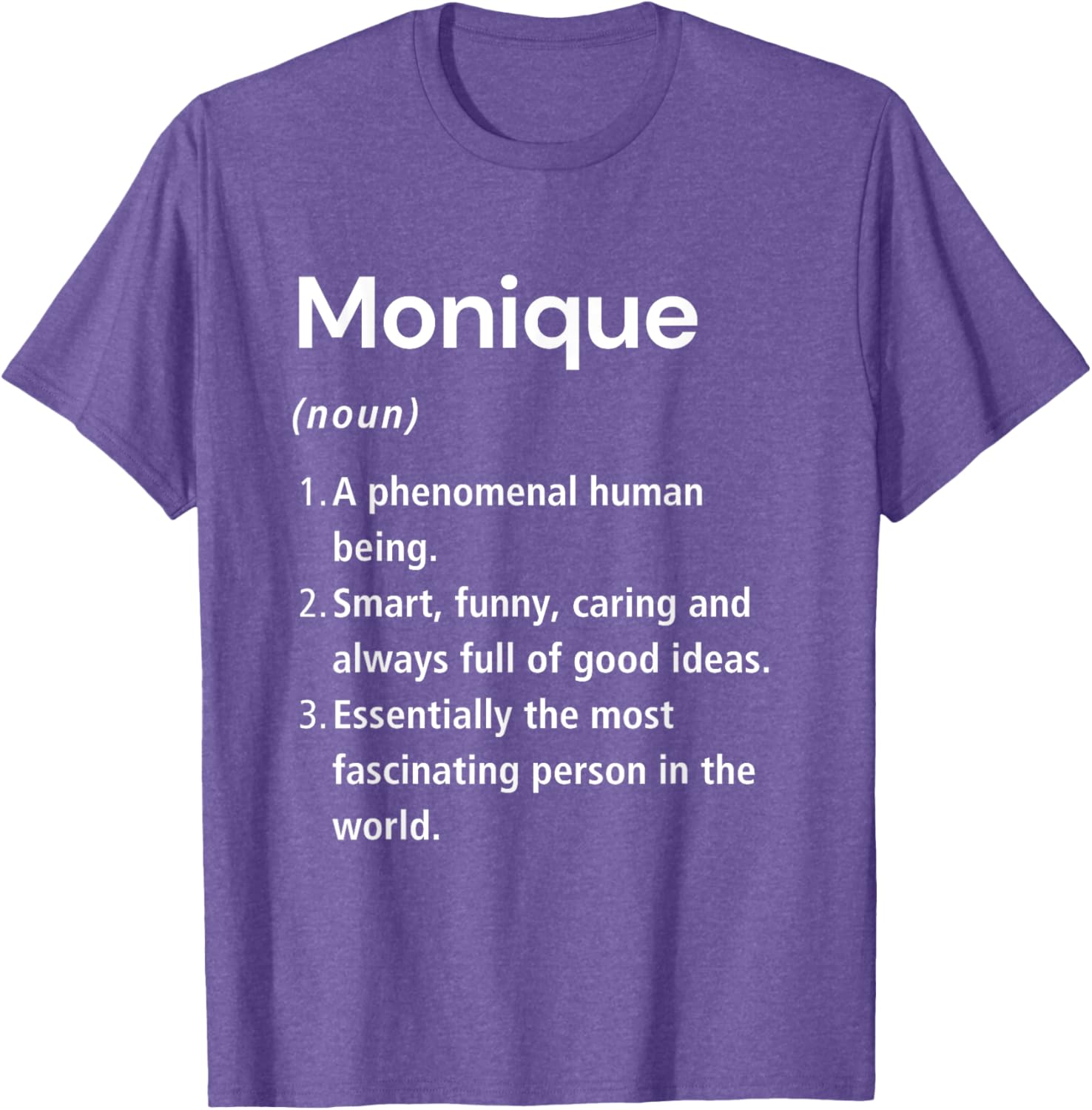 Funny Monique Name Definition T-Shirt for Unique Fashion Lovers - 17