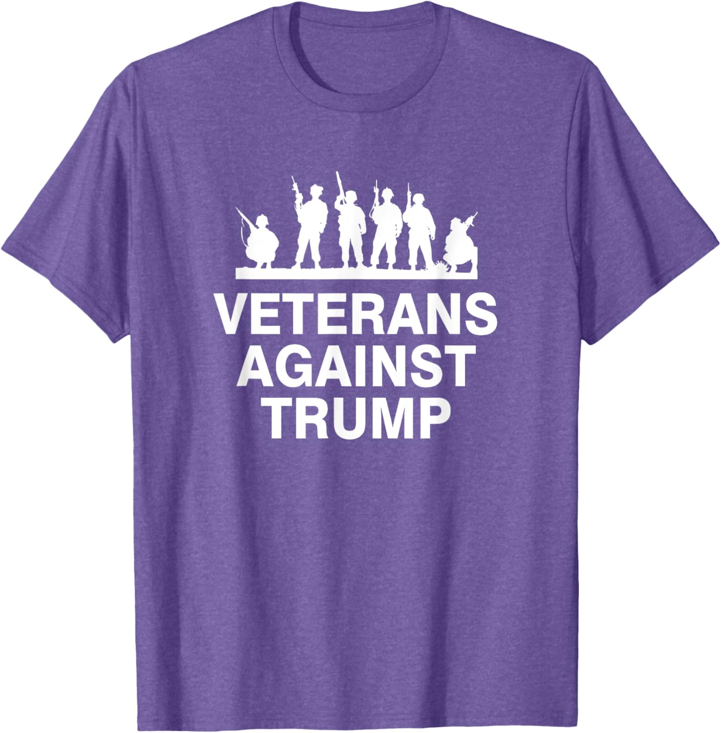 Veterans Against Trump T-Shirt for Supportive Activism and Style - 17