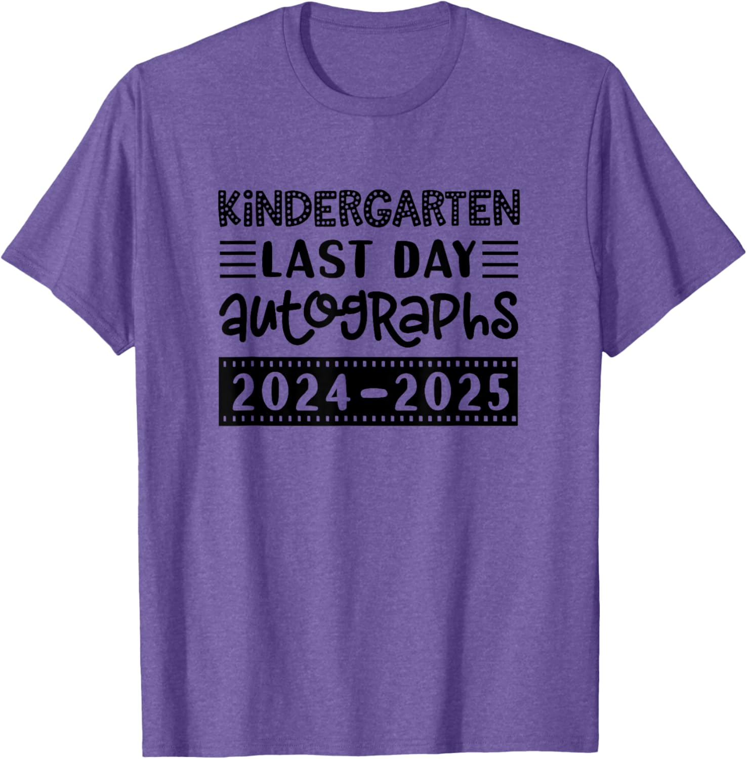 Last Day of School Kindergarten T-Shirt for Kids - Sign My Shirt Fun - 20