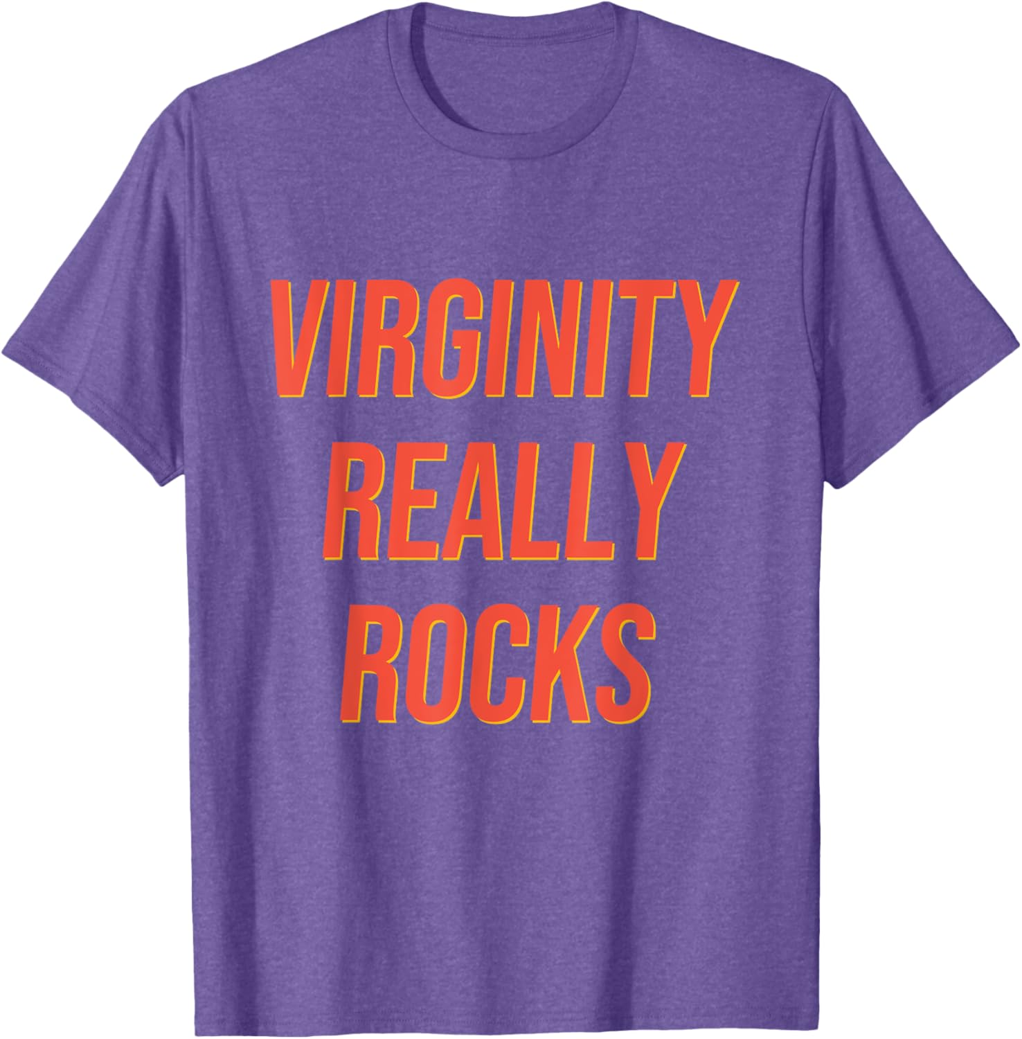 Funny Virginity Rocks T-Shirt for Men and Women - Humorous Graphic Tee - 8