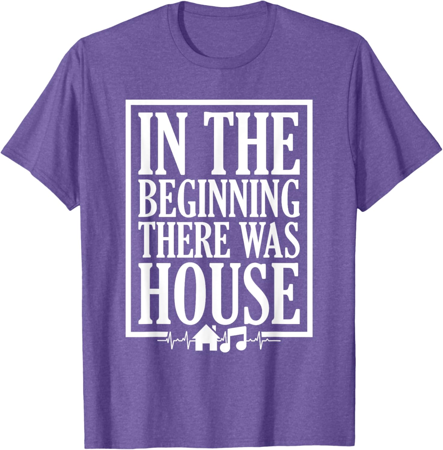 In The Beginning There Was House DJ T-Shirt for House Music Lovers - 1