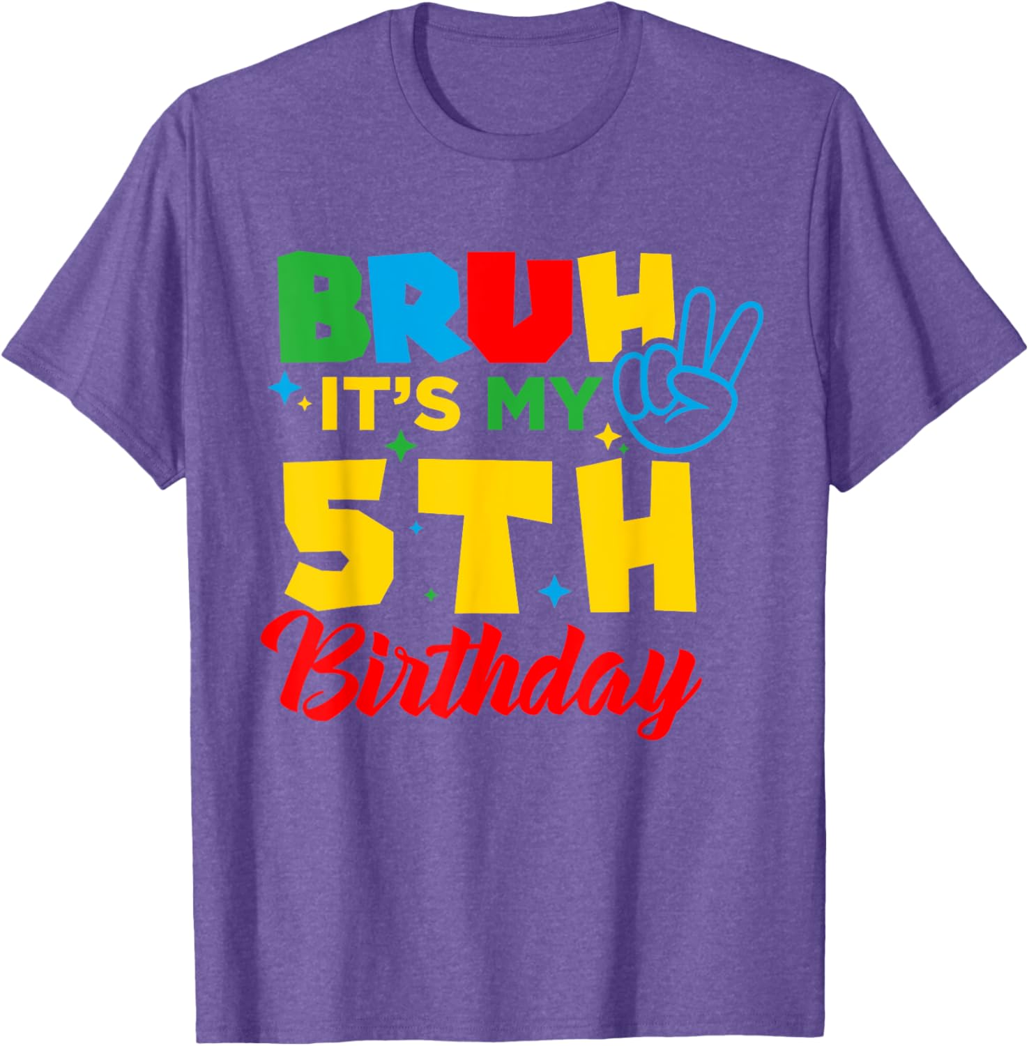 Bruh I'm 5 Gamer T-Shirt for 5th Birthday Celebration Fun! - 19