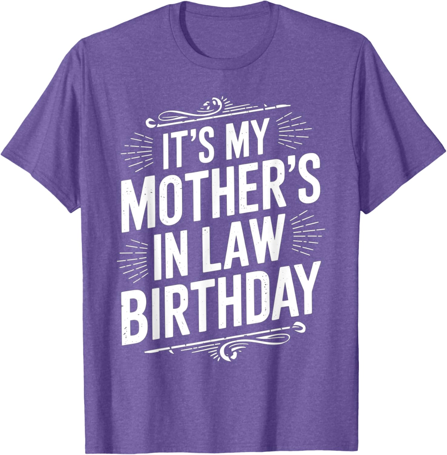 Vintage Distressed It's My Mother-in-Law's Birthday T-Shirt for Men and Kids - 25