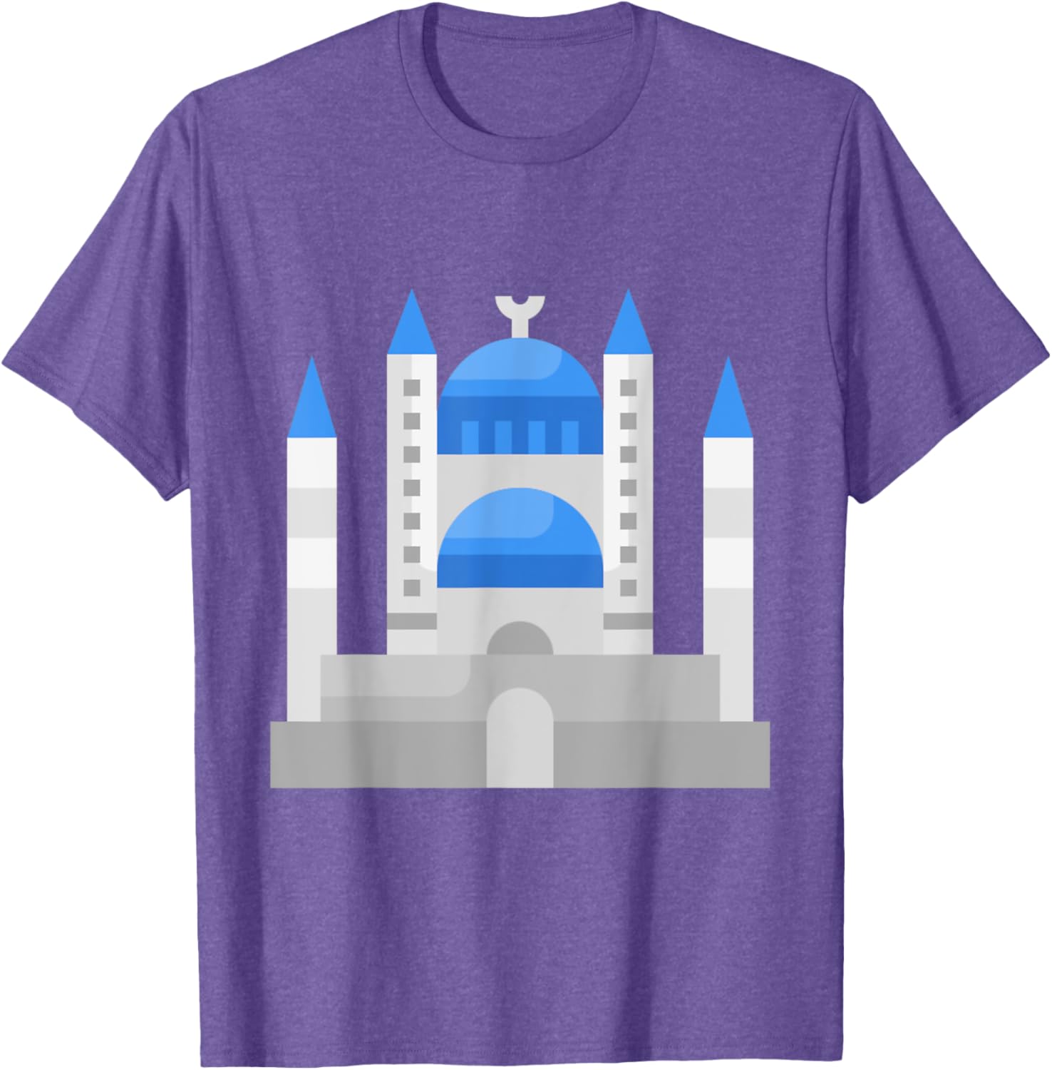 Istanbul Sultan Ahmet Blue Mosque Muslim T-Shirt for Men and Women - 24